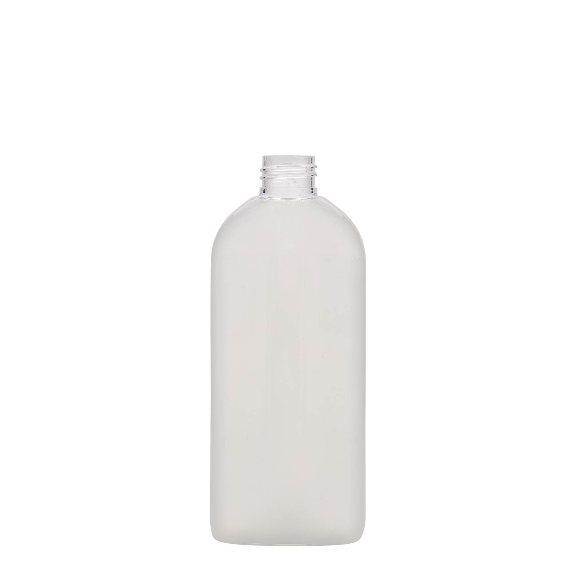 Bottiglia PET da 250 ml 'Iris', ovale, plastica, bocca: 24/410 Bottiglia PET da 250 ml 'Iris', ovale, plastica, bocca: 24/410