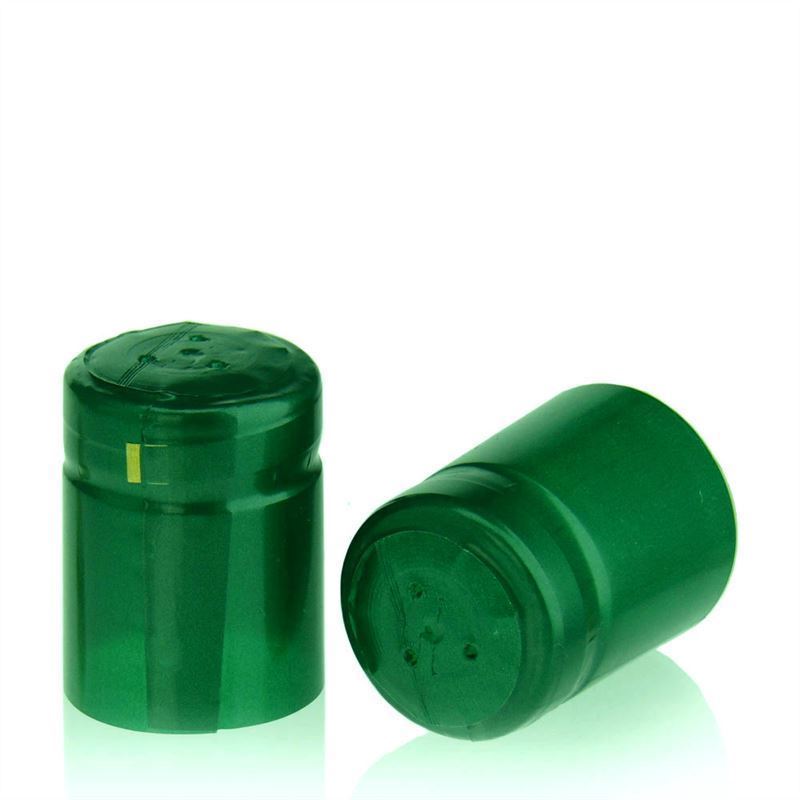 Capsula termoretraibile 32x41, plastica PVC, verde smaragad