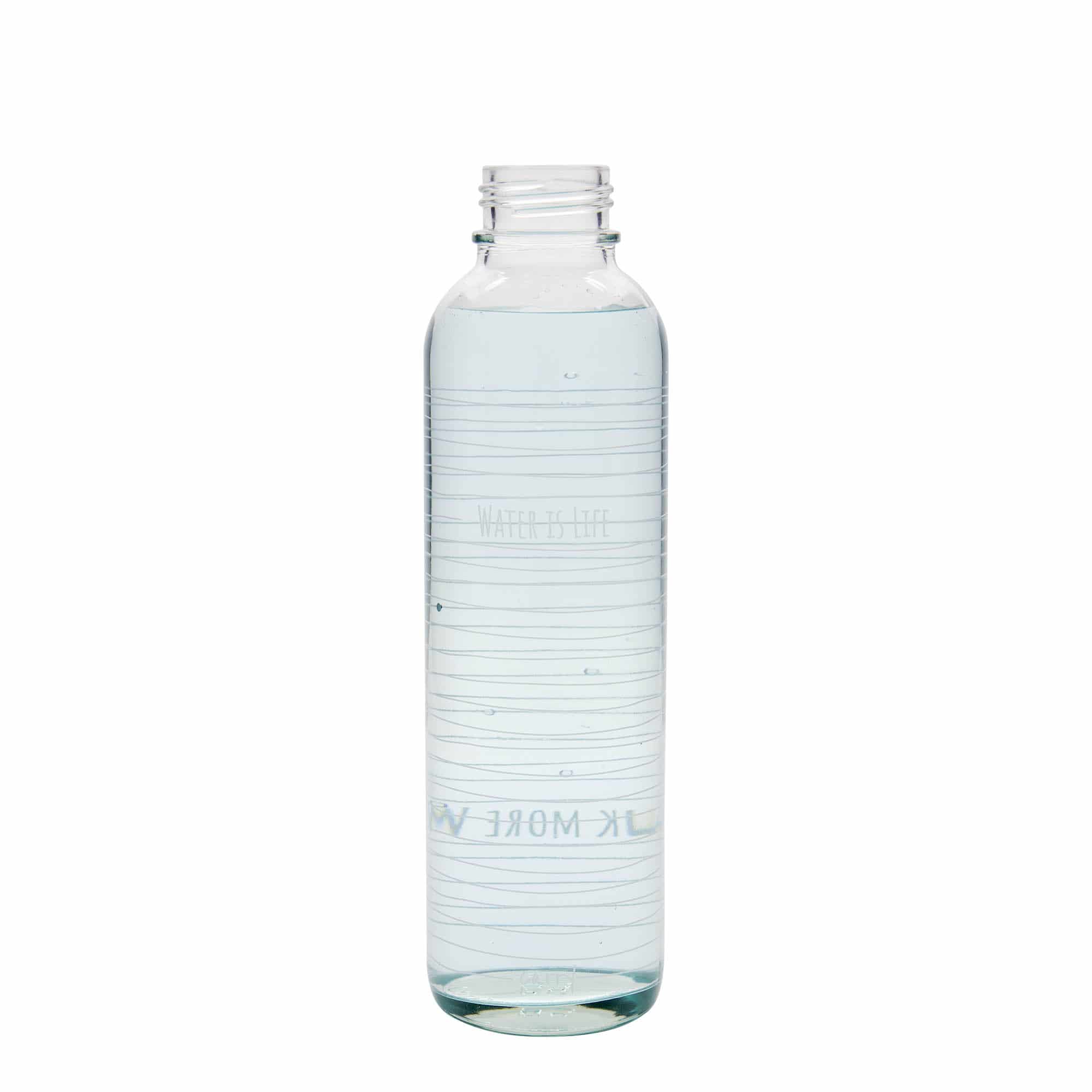 700 ml Borraccia 'CARRY Bottle', motivo: Water is Life, vetro, imboccatura: a vite 700 ml Borraccia 'CARRY Bottle', motivo: Water is Life, vetro, imboccatura: a vite