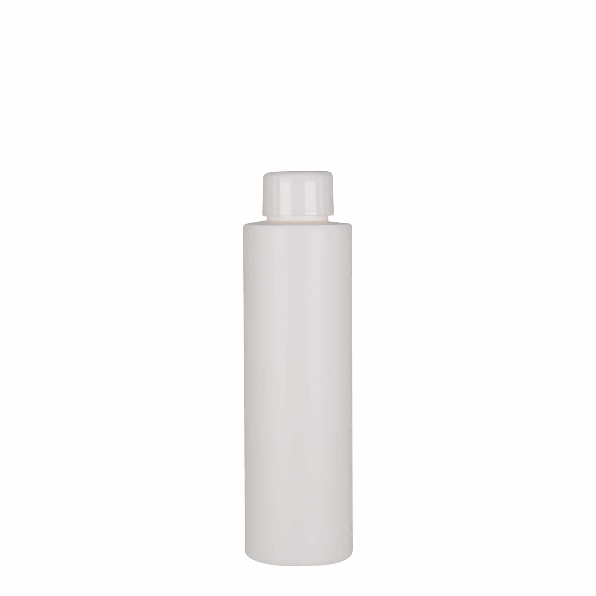 150 ml Flacone in plastica 'Pipe', HDPE, bianco, imboccatura: GPI 24/410