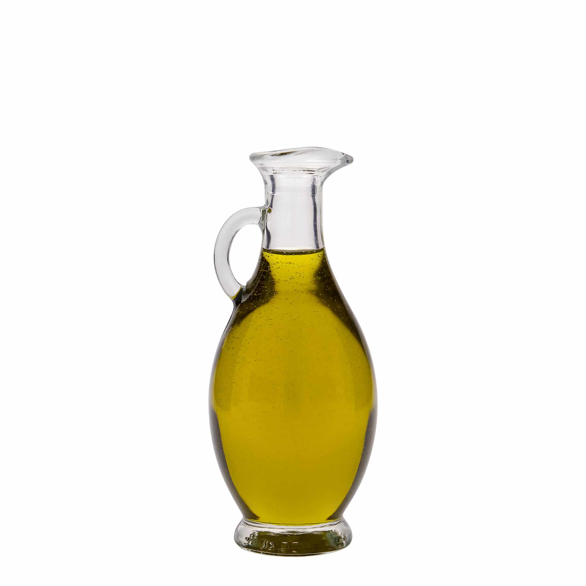 250 ml Bottiglia olio/aceto 'Egizia', vetro, imboccatura: fascetta