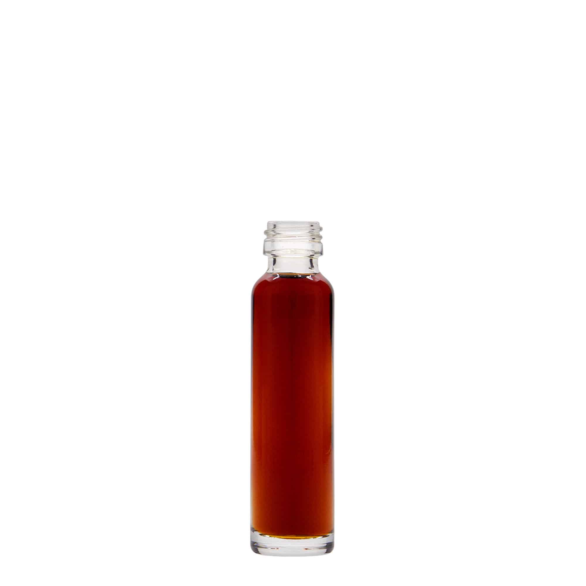 20 ml bottiglia a fiasco, vetro, bocca: PP 18 20 ml bottiglia a fiasco, vetro, bocca: PP 18