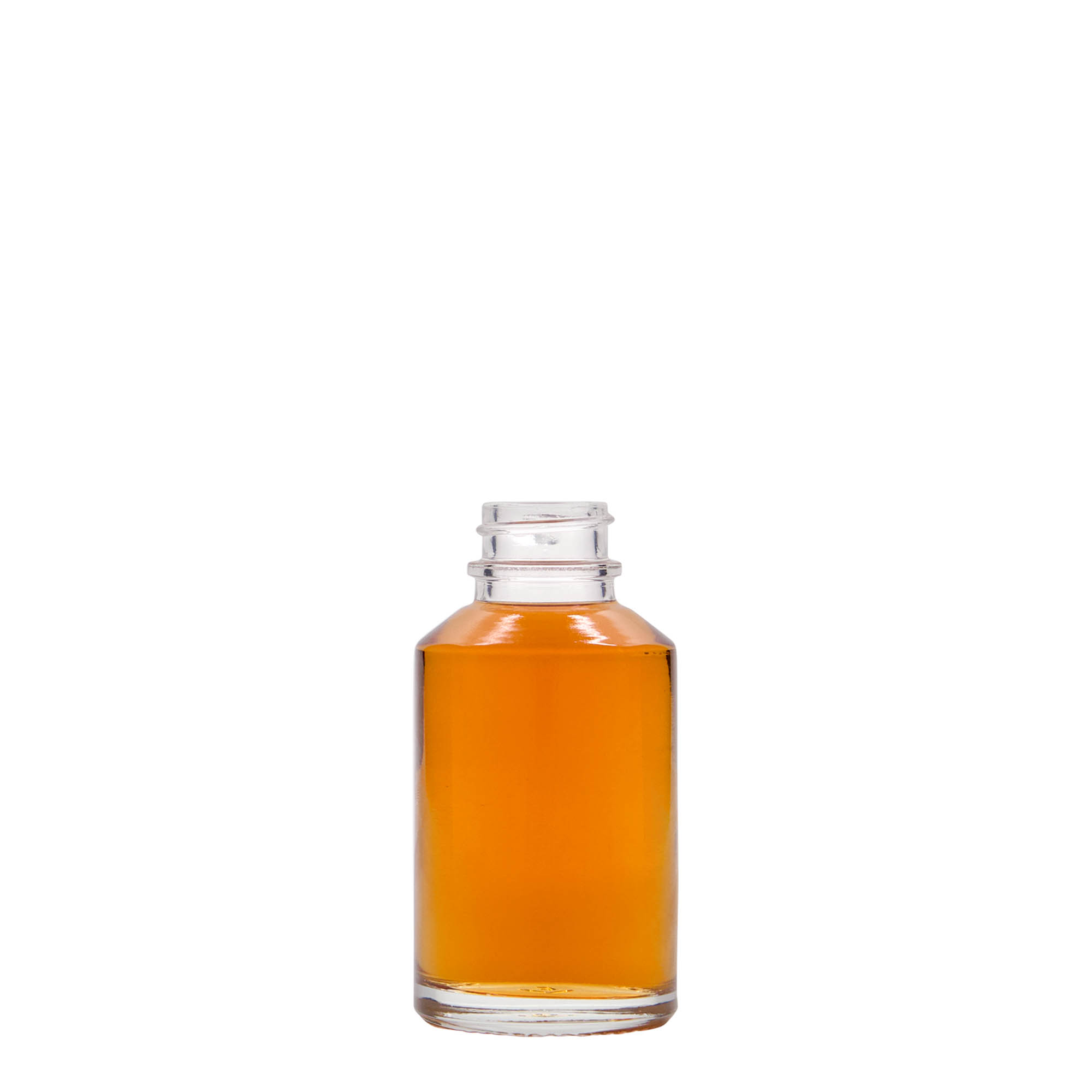 Bottiglia di vetro da 50 ml 'Hella', bocca: GPI 22 Bottiglia di vetro da 50 ml 'Hella', bocca: GPI 22