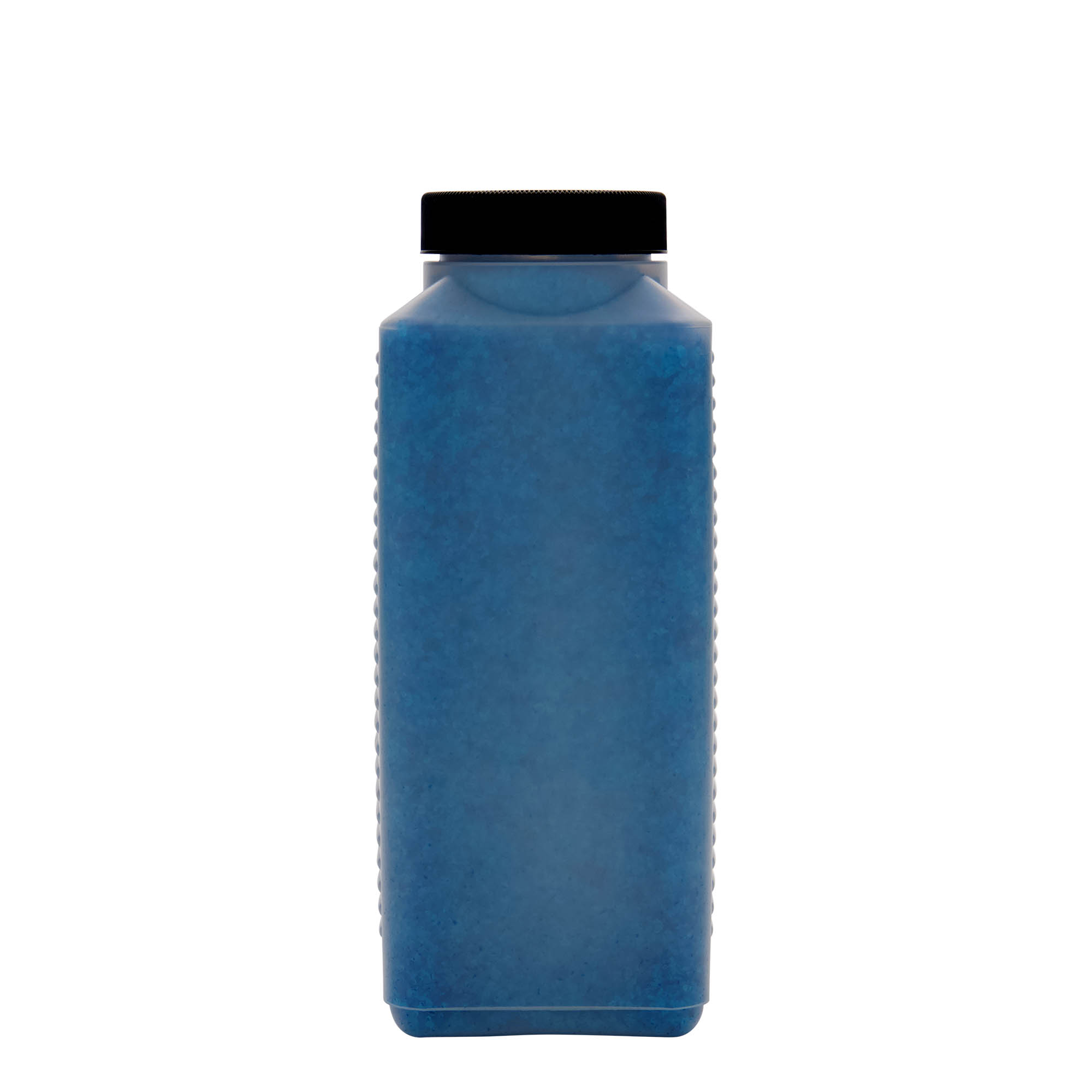 1.000 ml bottiglia a collo largo, rettangolare, plastica HDPE, naturale, bocca: DIN 60 EPE 1.000 ml bottiglia a collo largo, rettangolare, plastica HDPE, naturale, bocca: DIN 60 EPE