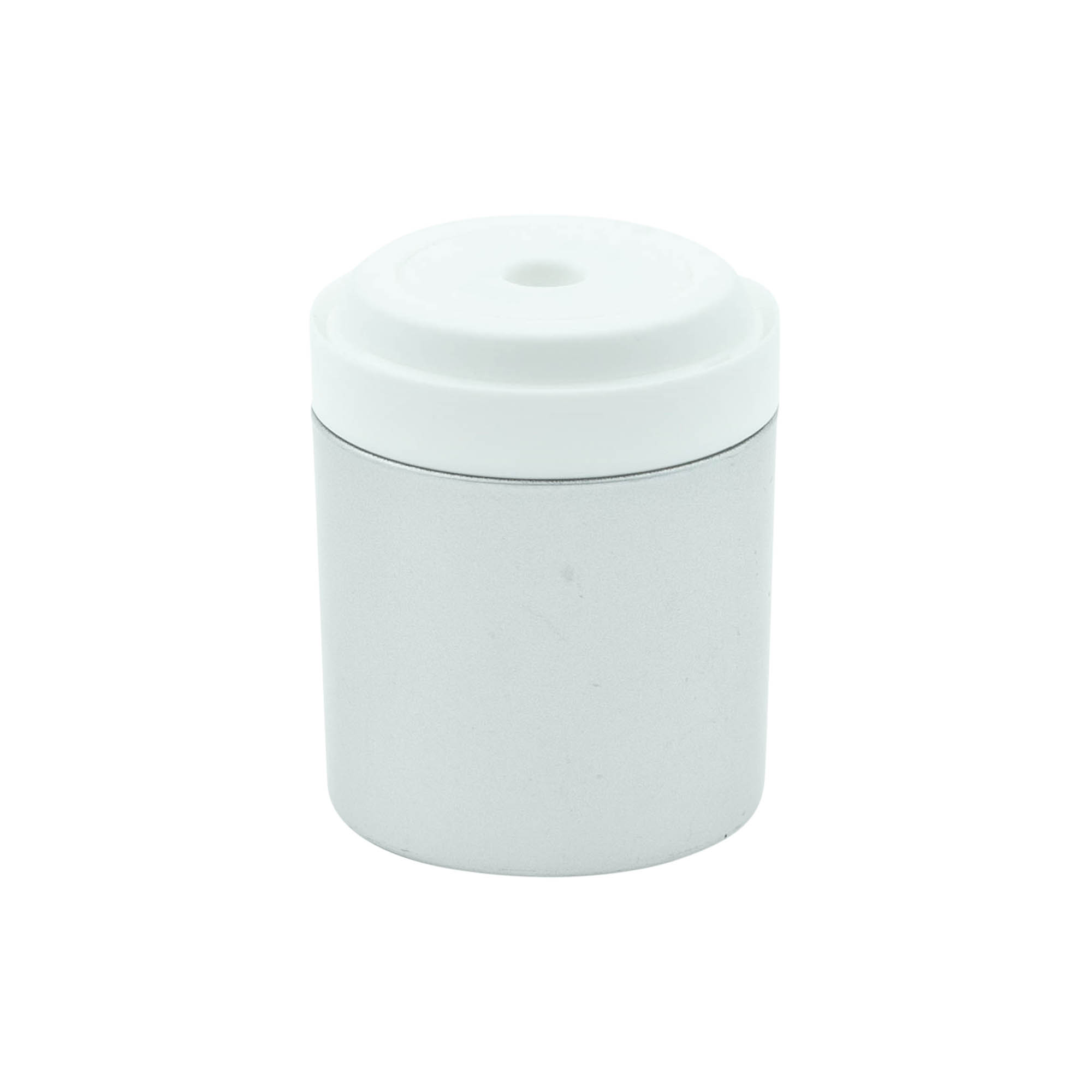 Dispenser a pompa Airless, 'Mezzo', plastica PP, argento