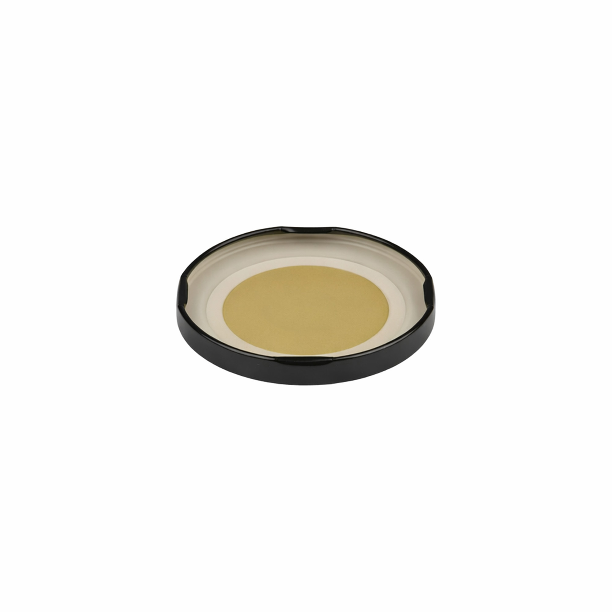 Tappi Twist-Off, lamina bianca, sterilizzabili, nero, per bocca: TO 66
