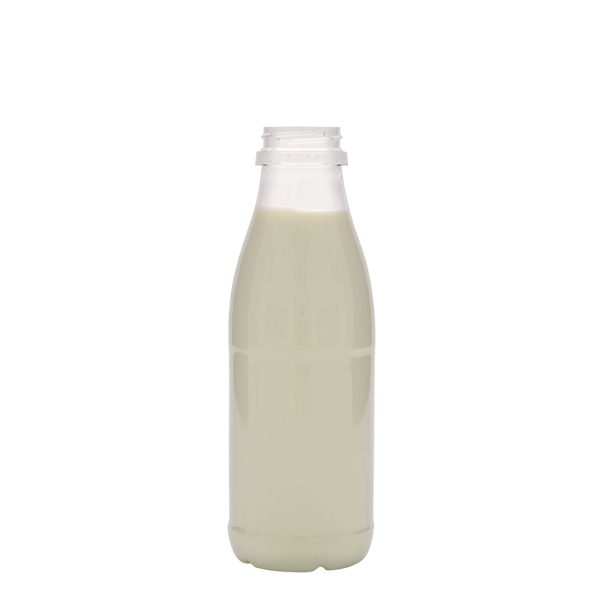 Bottiglia PET 500 ml 'Milk and Juice', plastica, bocca: 38 mm
