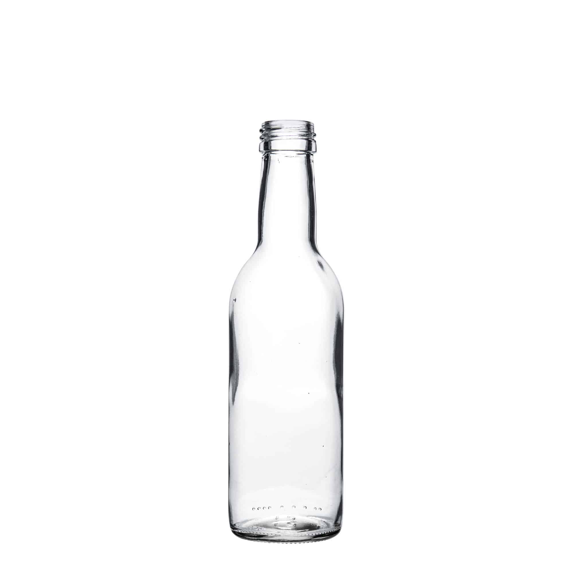 Bottiglia di vetro da 250 ml 'Bordeaux', bocca: PP 28