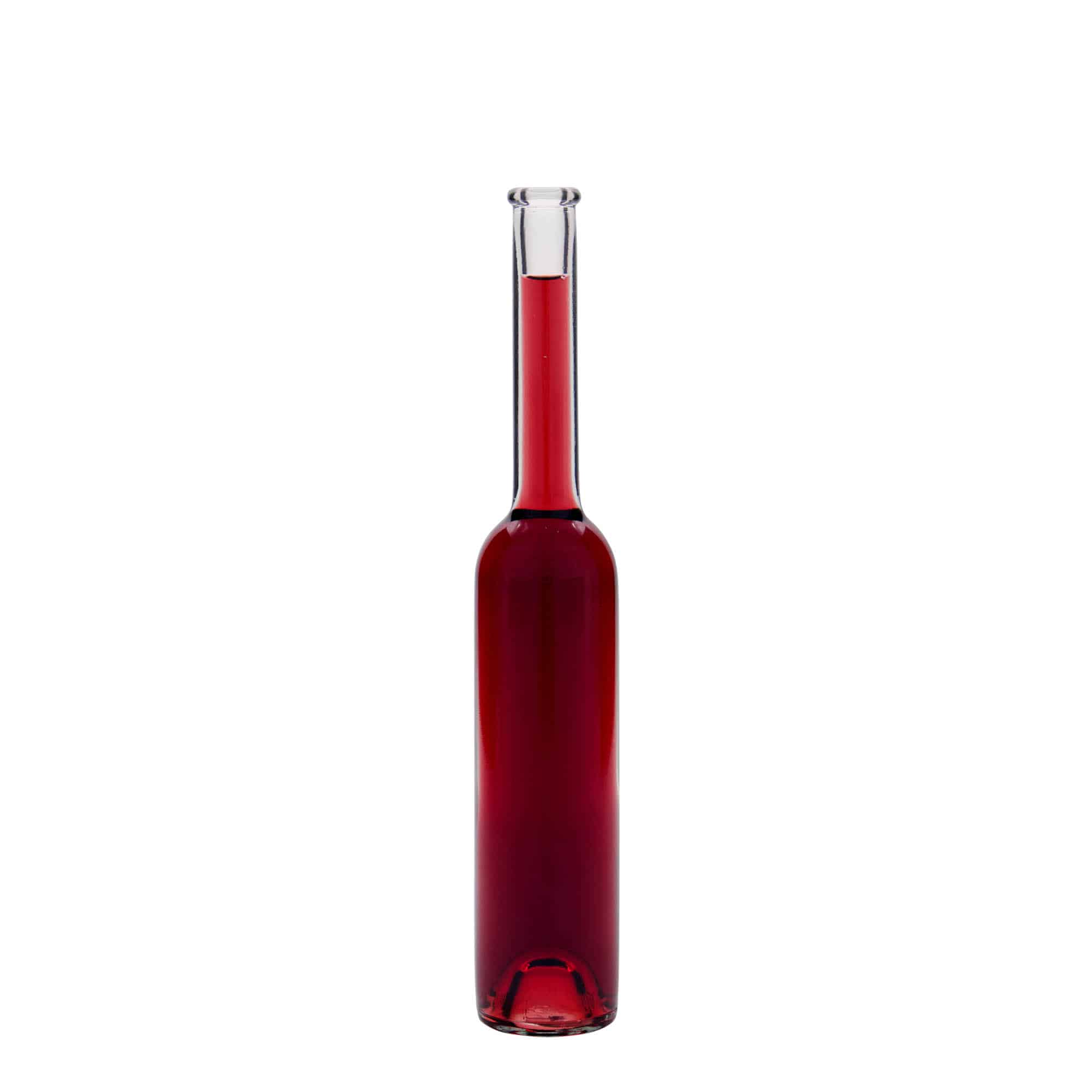 100 ml Bottiglia di vetro 'Platina', imboccatura: fascetta