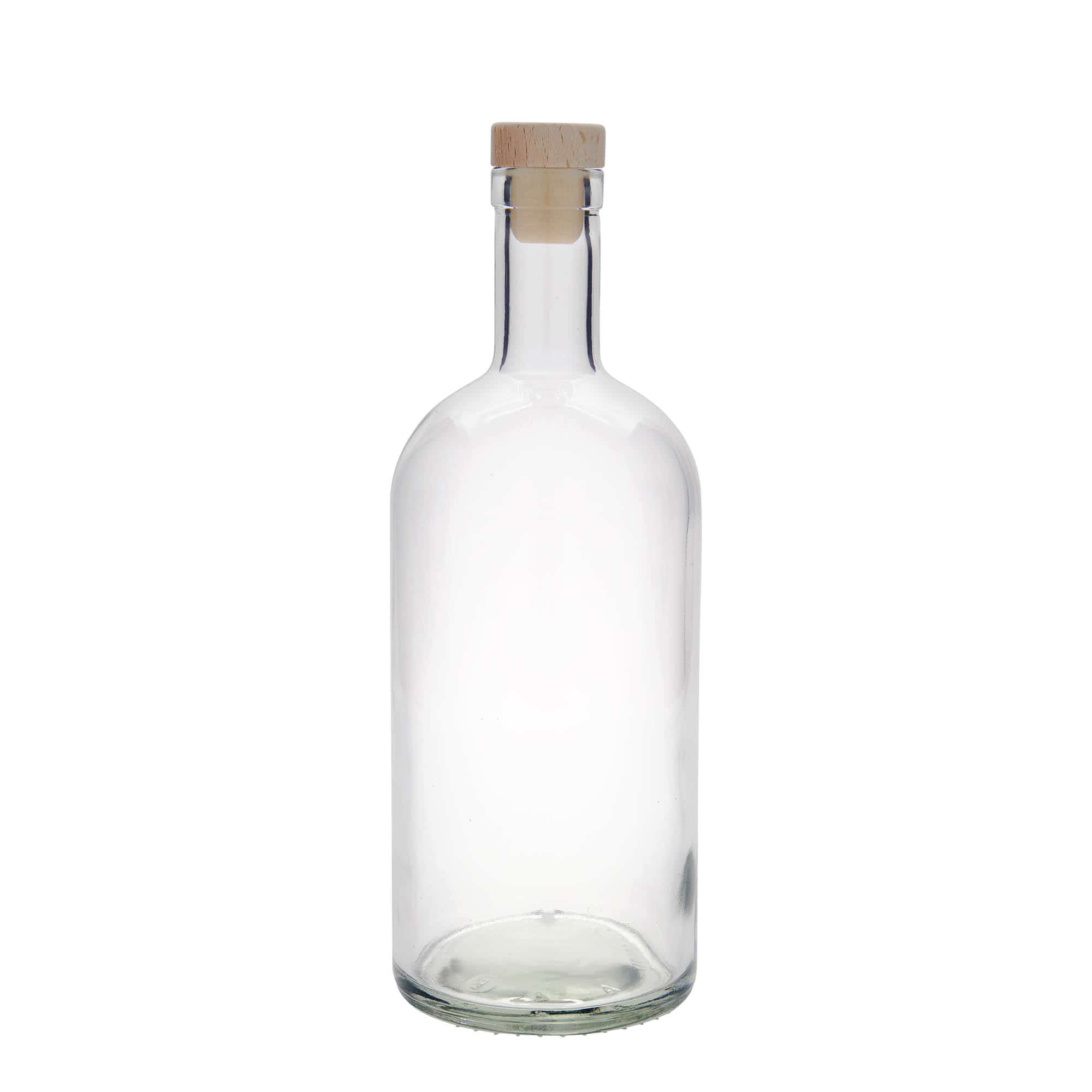 1.000 ml Bottiglia di vetro 'Gerardino', imboccatura: fascetta