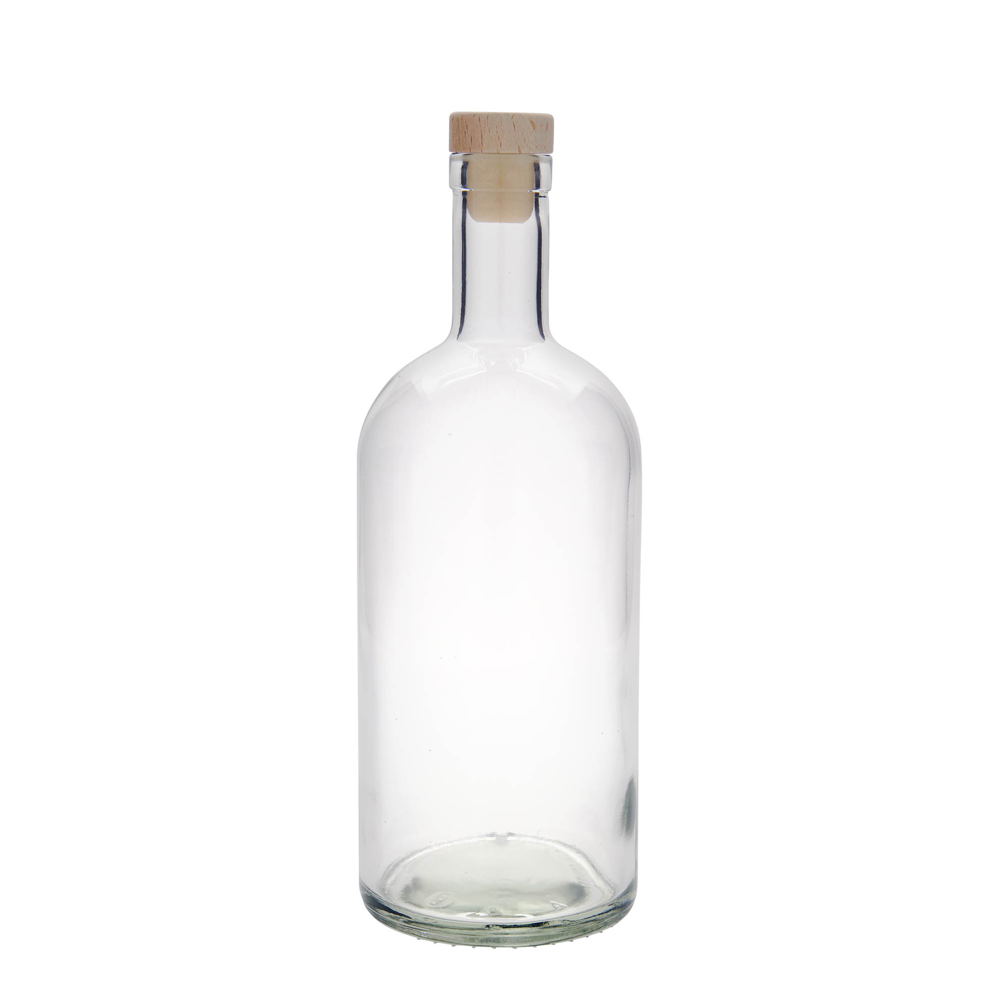 Bottiglia di vetro da 1000 ml 'Gerardino', bocca: sughero Bottiglia di vetro da 1000 ml 'Gerardino', bocca: sughero