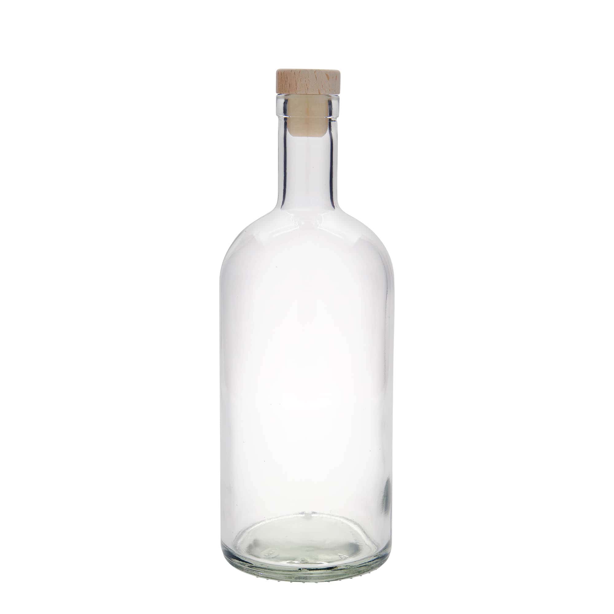 Bottiglia di vetro da 1000 ml 'Gerardino', bocca: sughero
