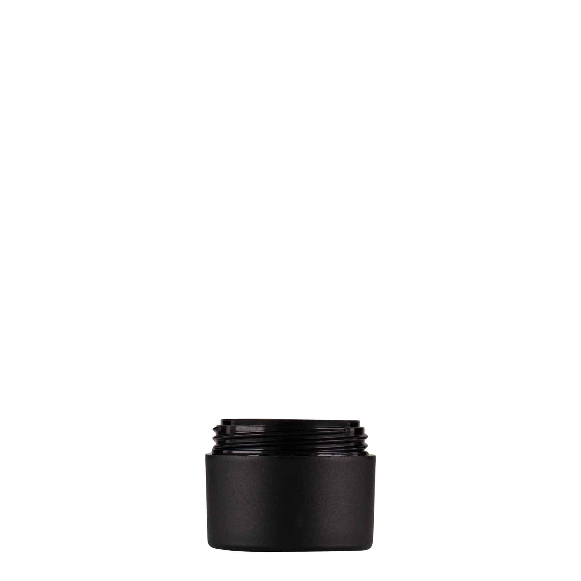 5 ml Contenitore cosmetico 'Antonella', plastica PP, nero, imboccatura: a vite 5 ml Contenitore cosmetico 'Antonella', plastica PP, nero, imboccatura: a vite