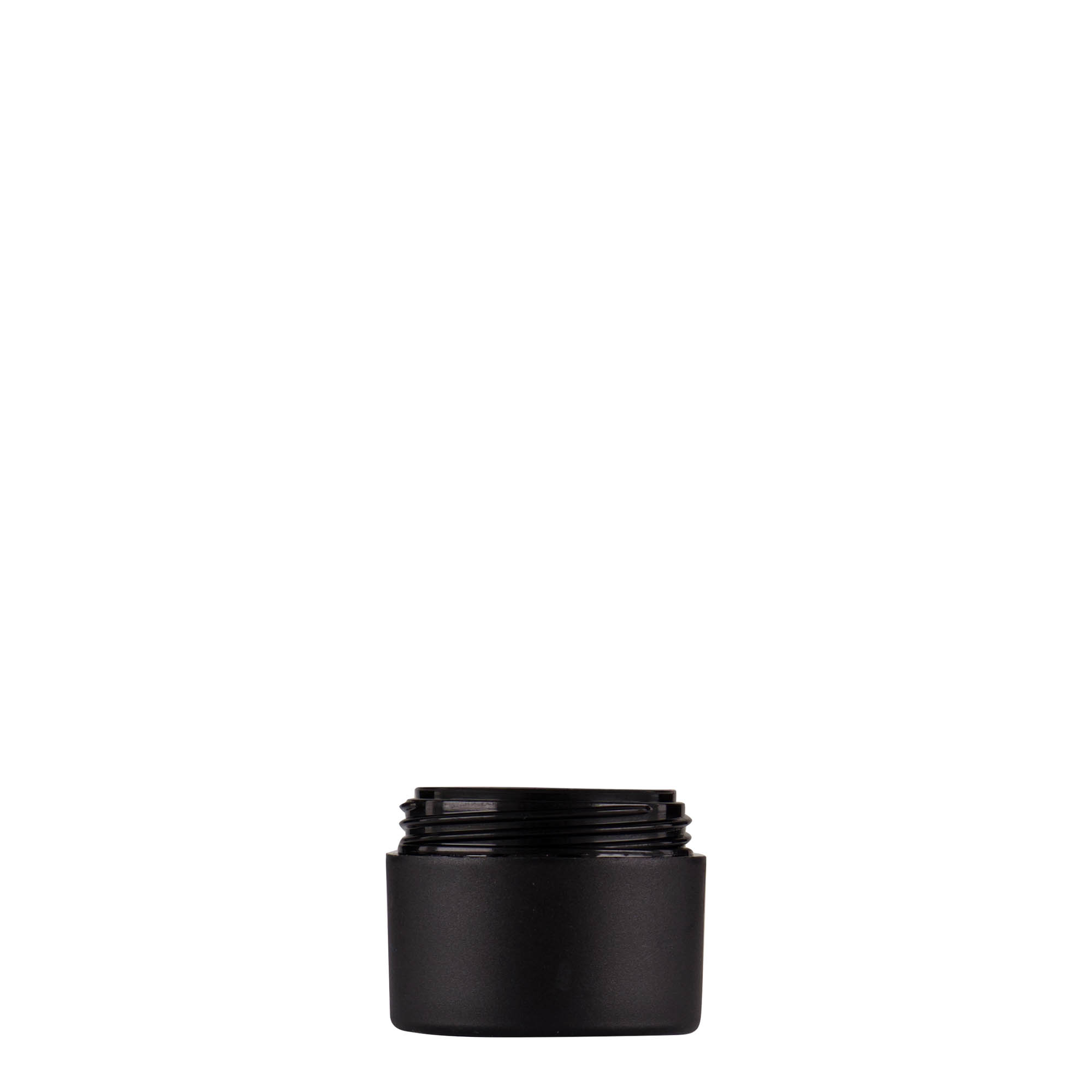 5 ml barattolo in plastica 'Antonella', PP, nero, apertura: chiusura a vite 5 ml barattolo in plastica 'Antonella', PP, nero, apertura: chiusura a vite