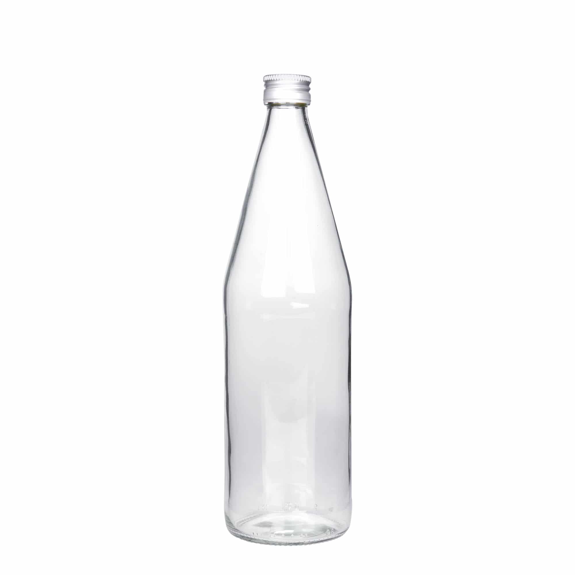 750 ml bottiglia universale a forma di carota, vetro, bocca: PP 28