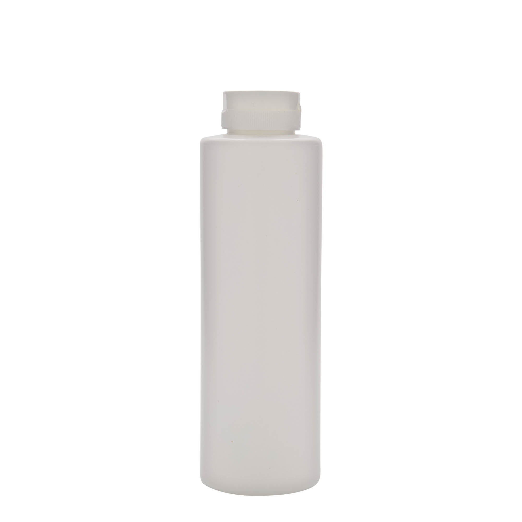 Bottiglia per salsa 500 ml, plastica LDPE, bianca, bocca: 38/400