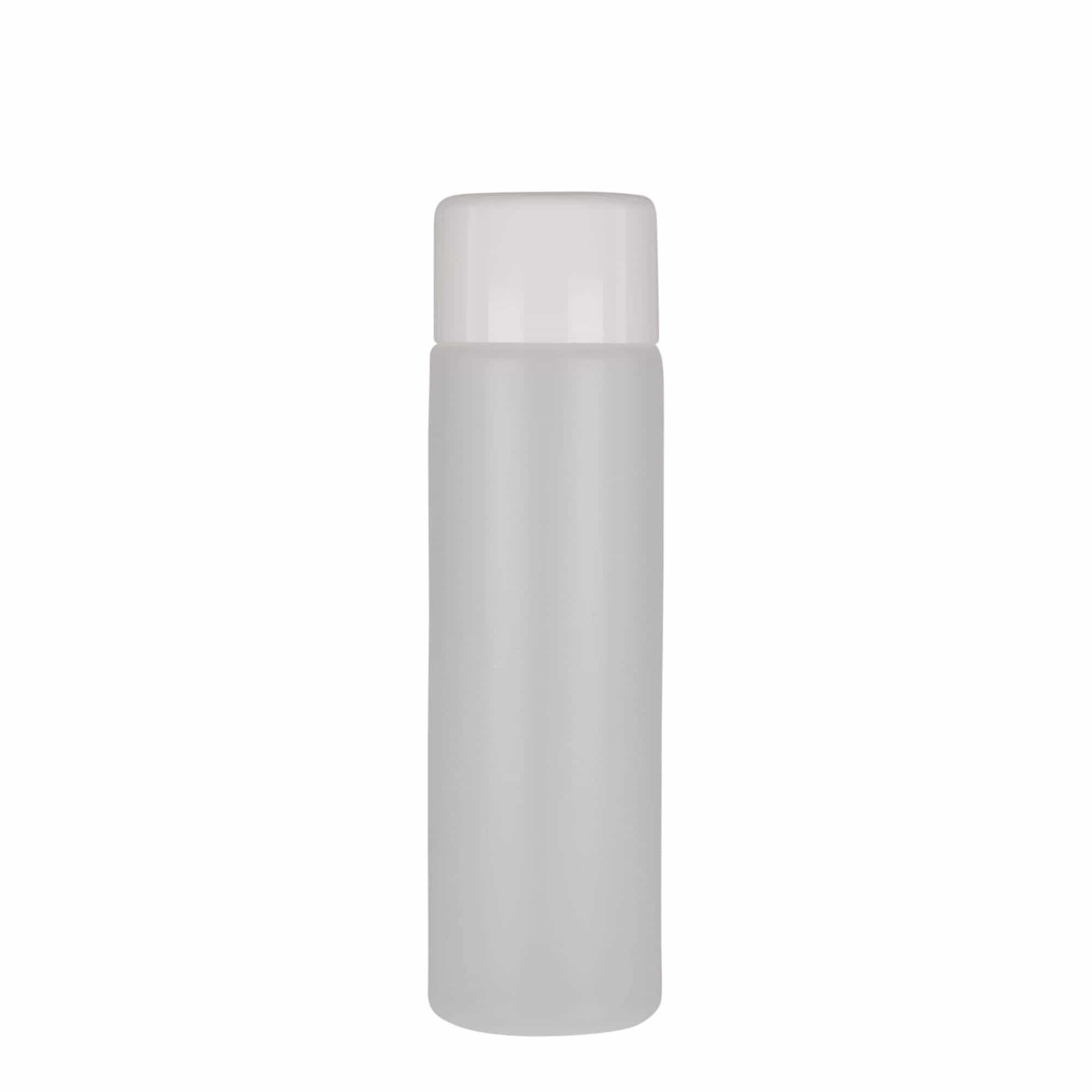 250 ml Bottiglia cilindrica, plastica PE, naturale, imboccatura: a vite