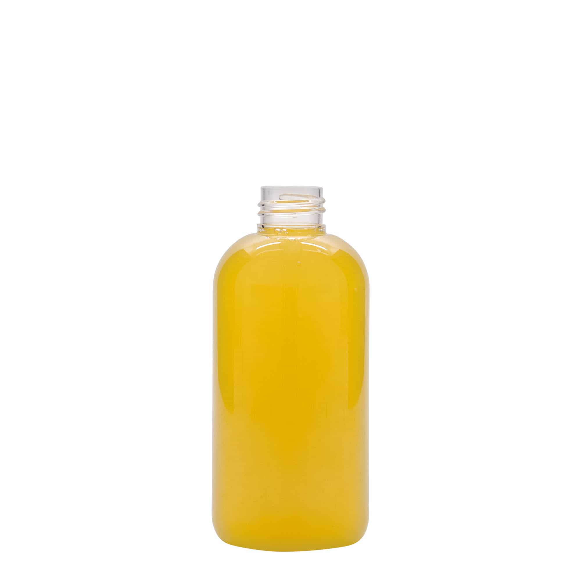 200 ml Bottiglia PET 'Boston', plastica, imboccatura: GPI 24/410