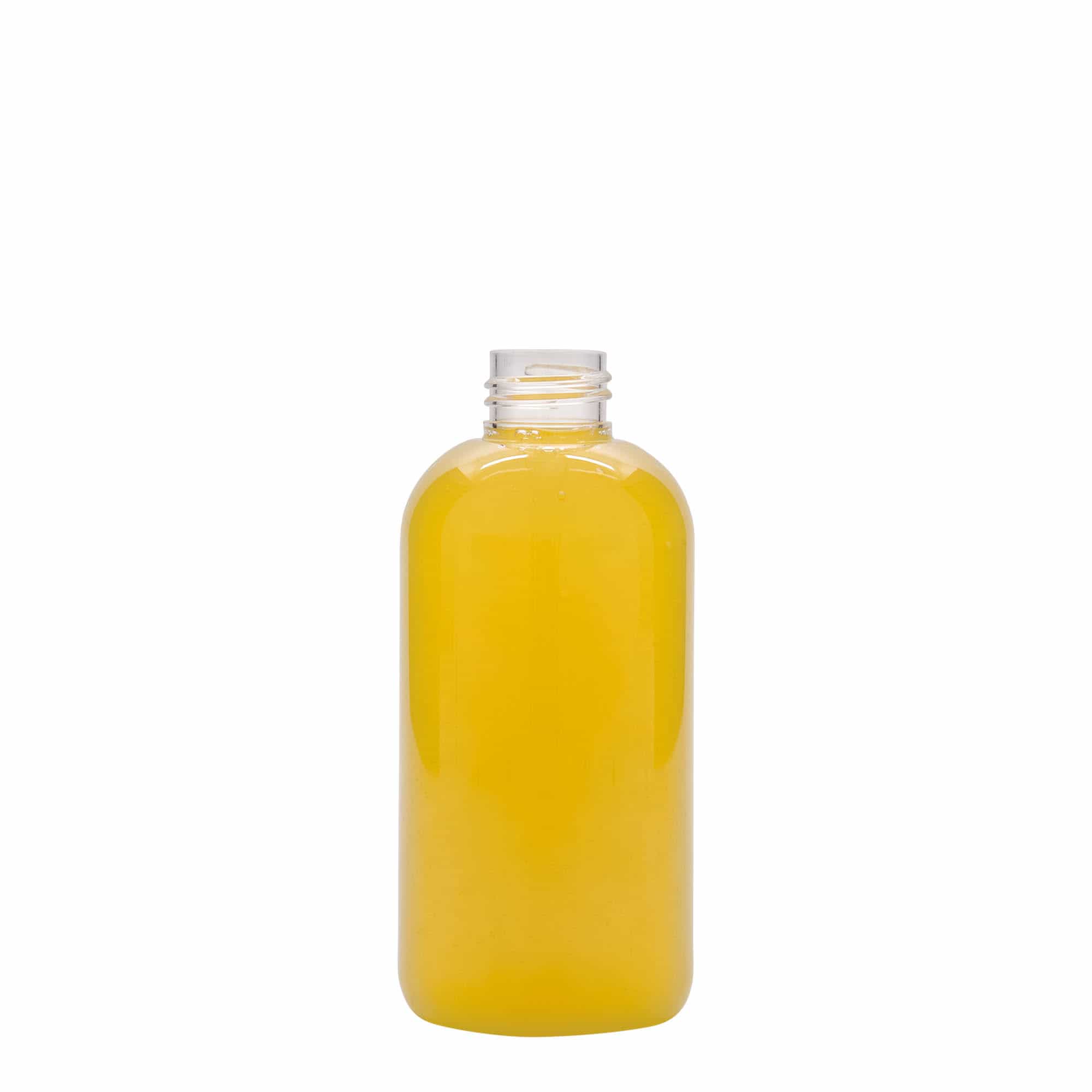200 ml Bottiglia PET 'Boston', plastica, imboccatura: GPI 24/410