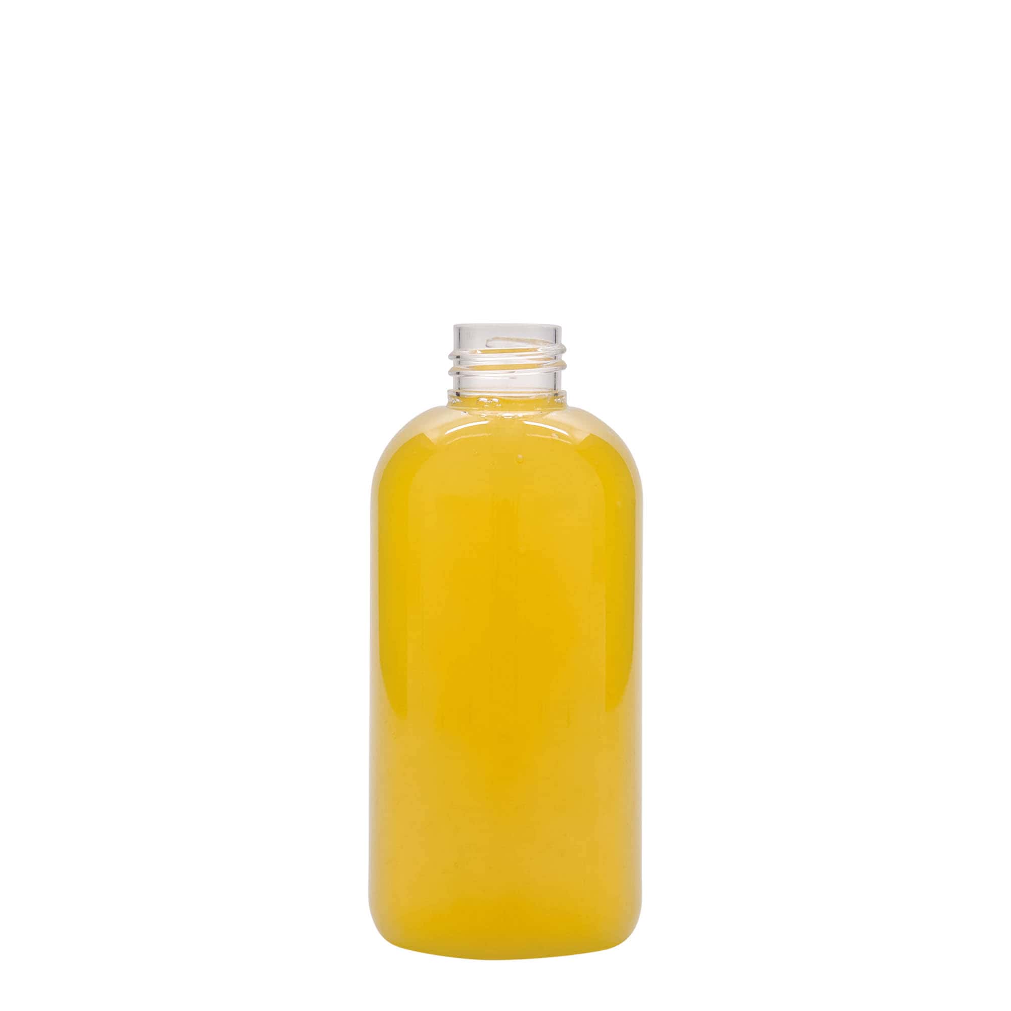 Bottiglia PET da 200 ml 'Boston', plastica, bocca: 24/410