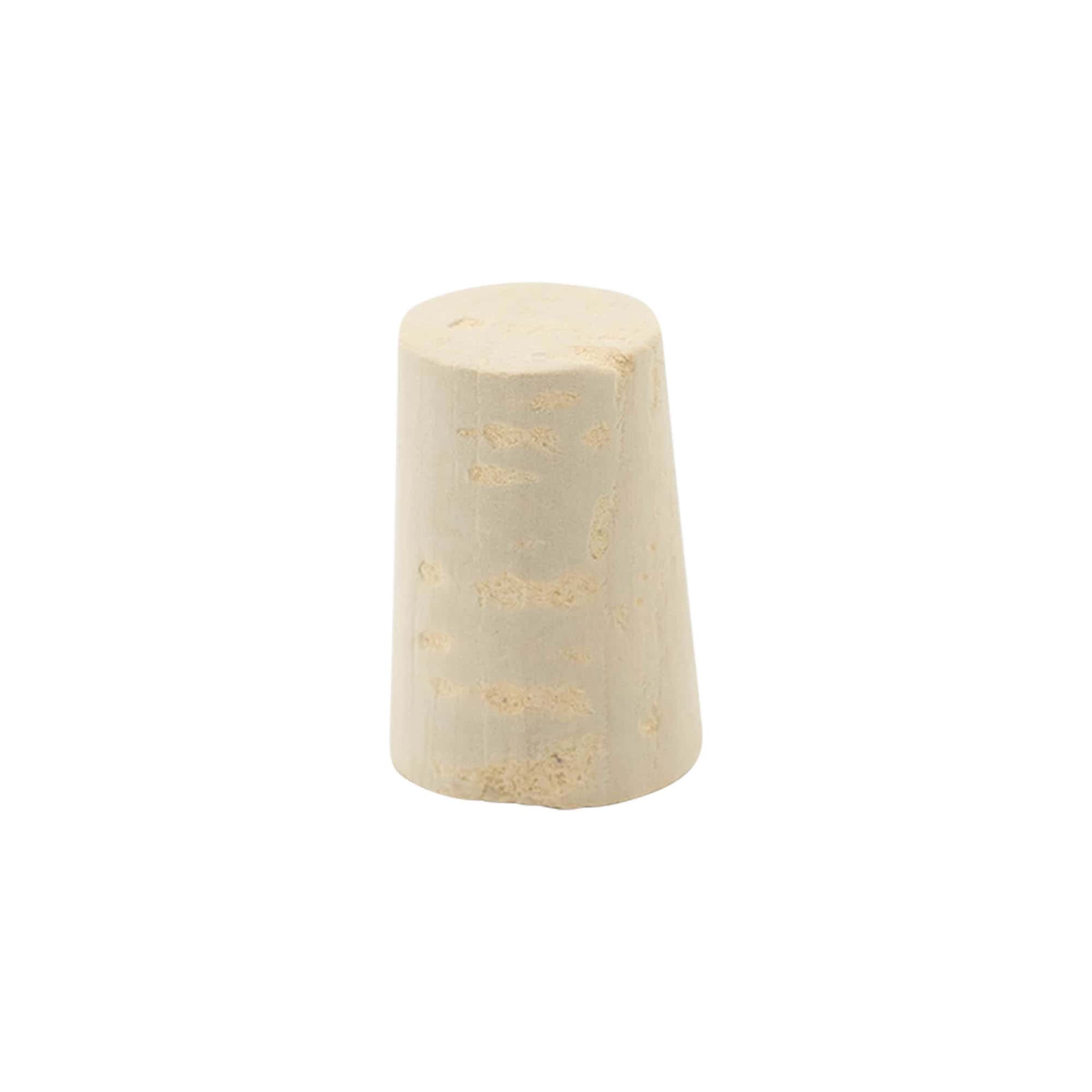 Tappo a punta 19-23 x 33, sughero naturale, sbiancato, per bocca: sughero
