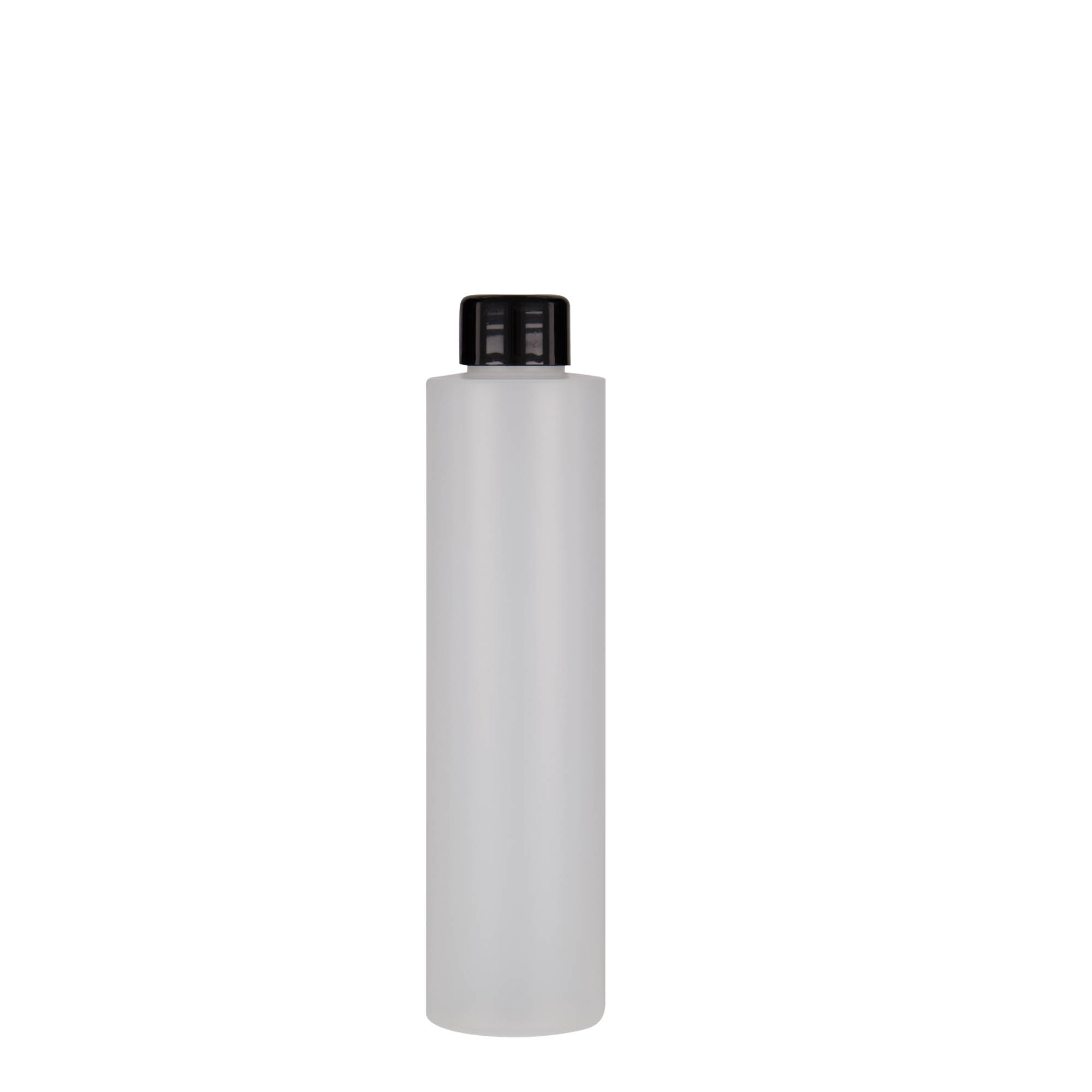 Bottiglia in plastica da 200 ml 'Pipe', HDPE, naturale, bocca: 24/410 Bottiglia in plastica da 200 ml 'Pipe', HDPE, naturale, bocca: 24/410