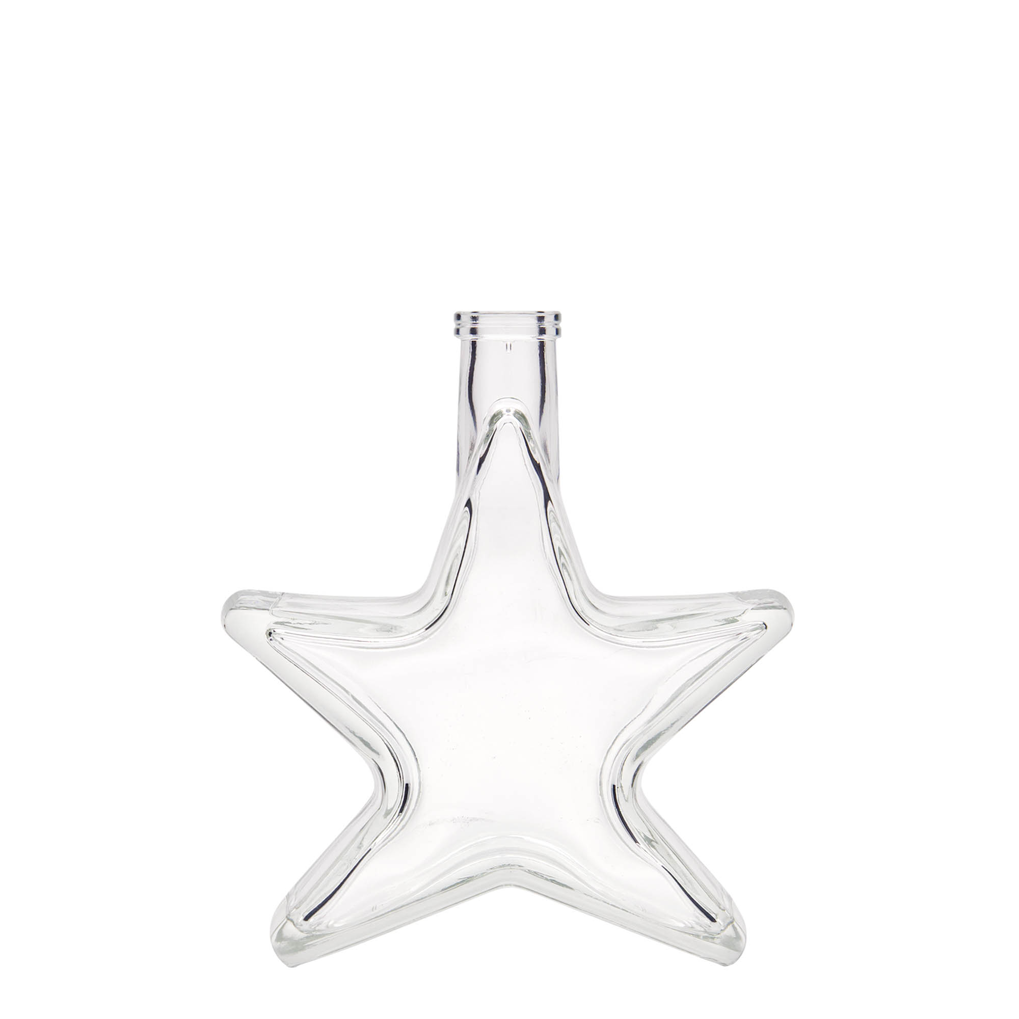 Bottiglia di vetro da 200 ml 'Stella', bocca: tappo in sughero