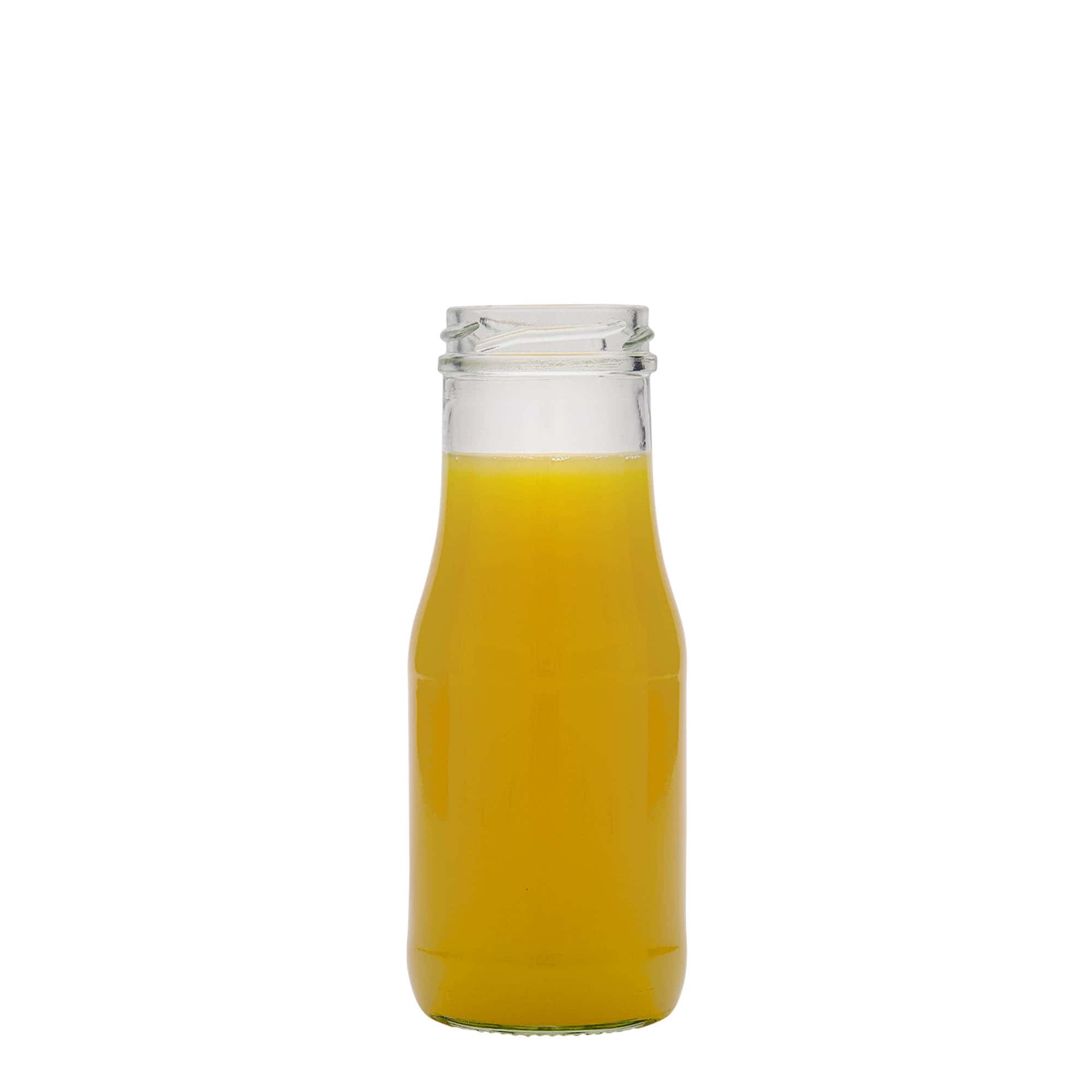 Bottiglia di vetro da 250 ml Susann, bocca: Twist-Off (TO 48) Bottiglia di vetro da 250 ml Susann, bocca: Twist-Off (TO 48)