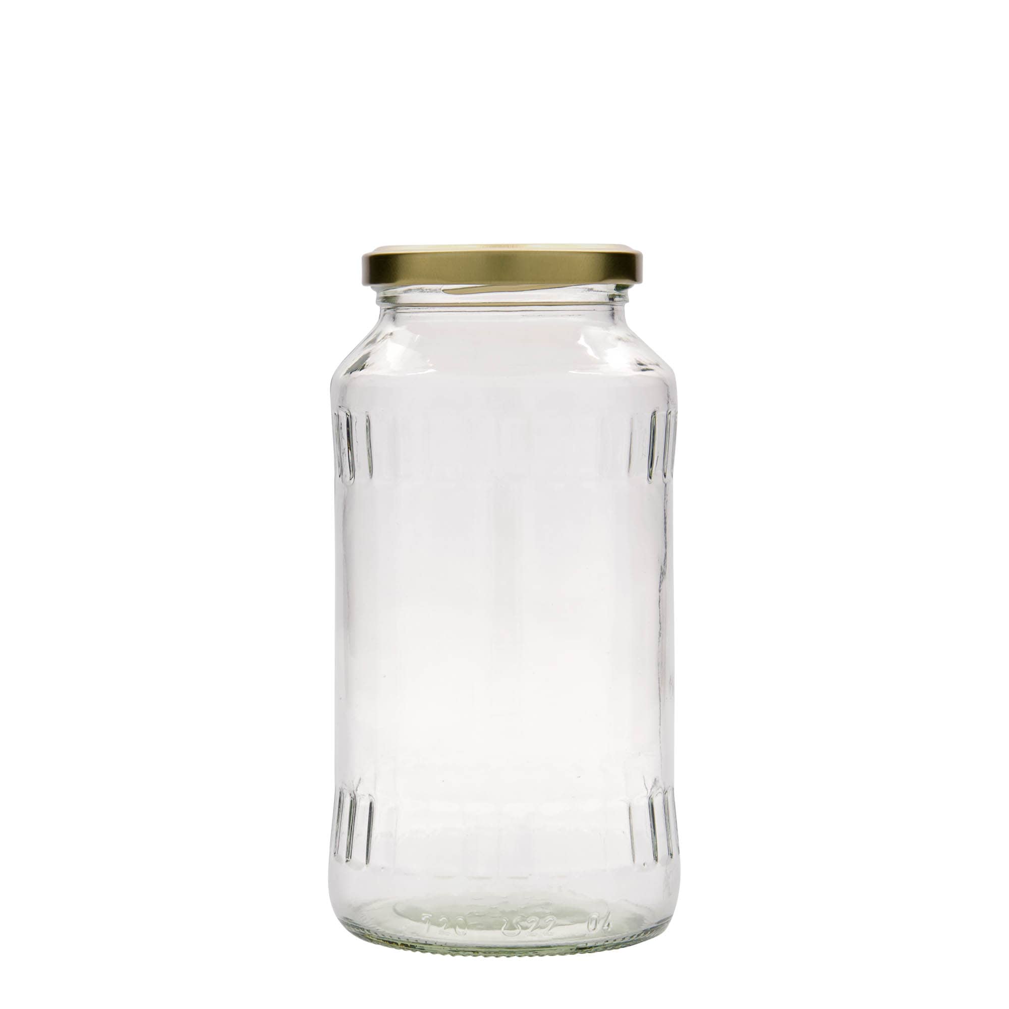 720 ml vaso sfaccettato, bocca: Twist-Off (TO 66)