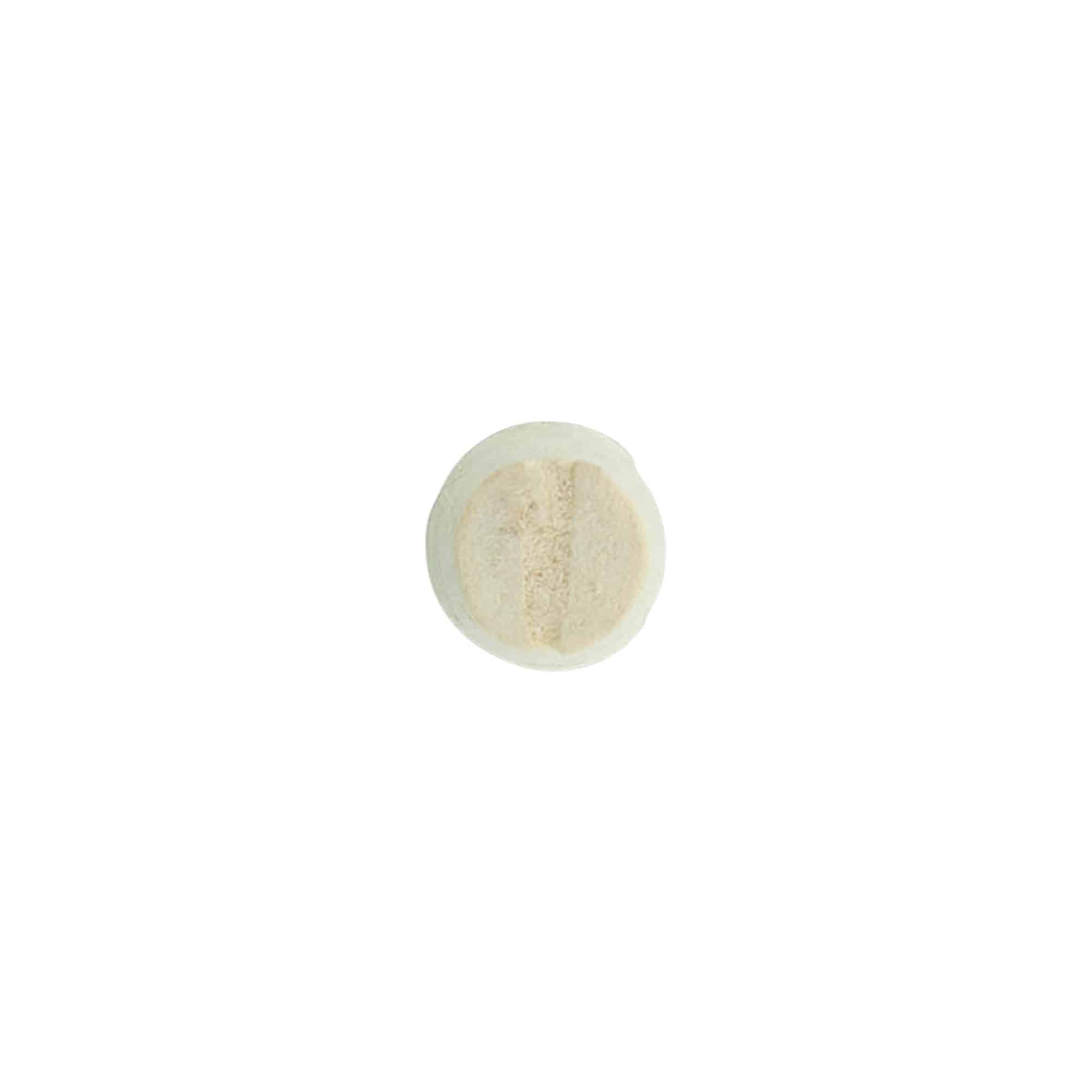 Tappi di sughero 9-12 x 22, sughero pressato, beige, per imboccatura: fascetta