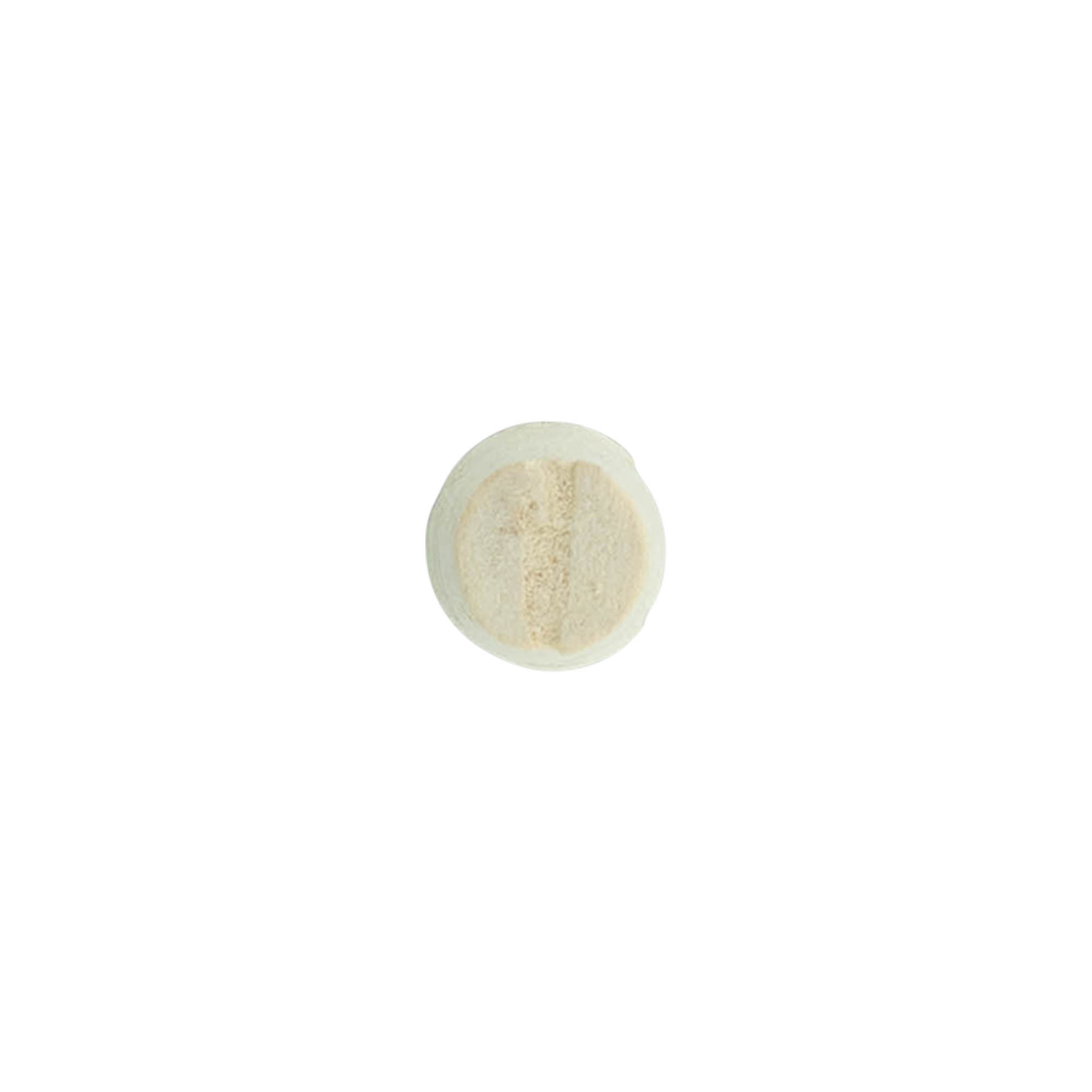Tappo a punta 9-12 x 22, sughero naturale, sbiancato, per bocca: sughero