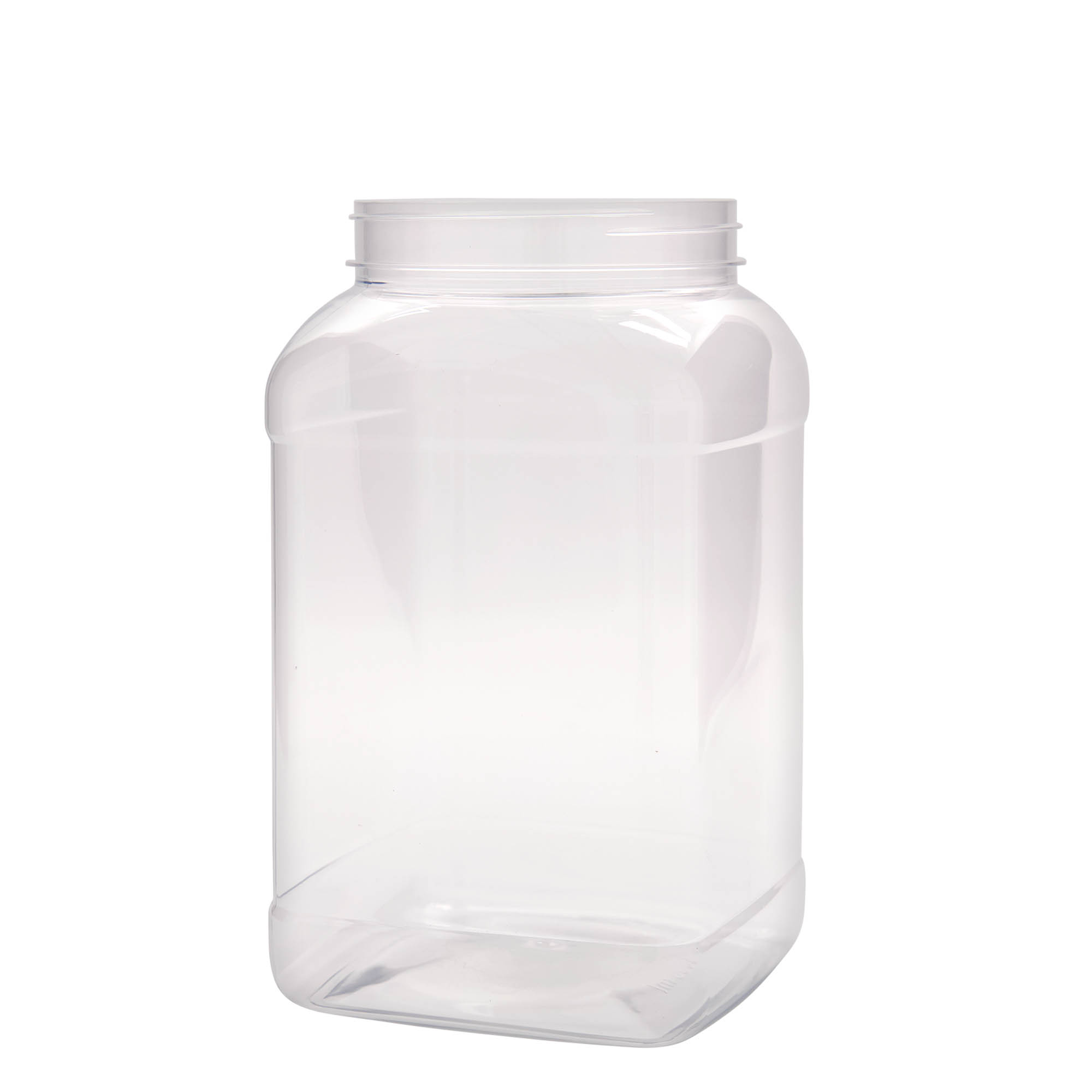 3.000 ml barattolo PET 'Dana', quadrato, plastica, bocca: 110/400