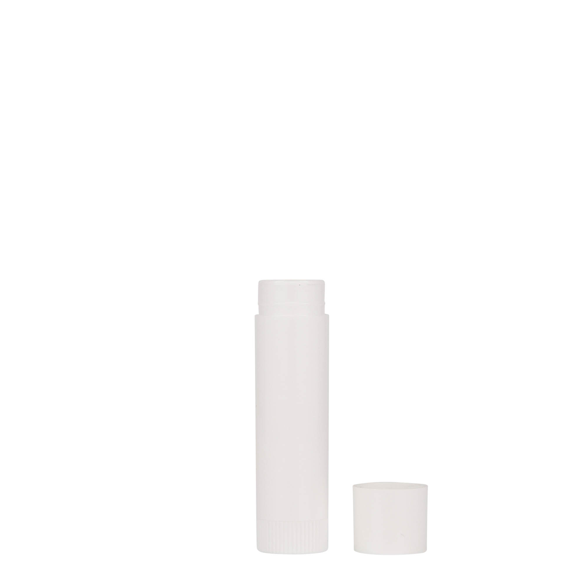 6 ml astuccio per rossetto, plastica PP, bianco