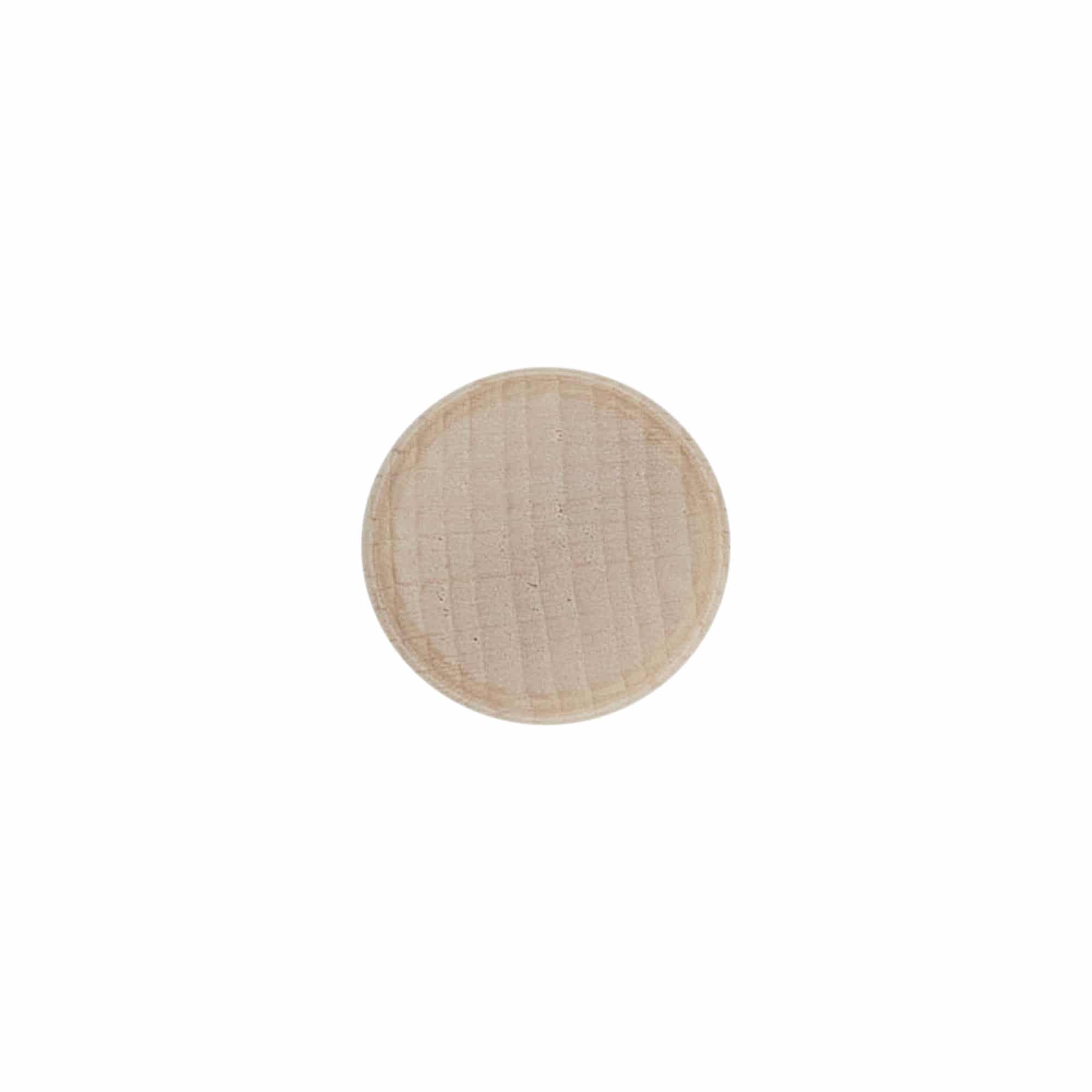 Tappo con impugnatura e apertura dosatrice 19 mm, legno/plastica, beige, per bocca: sughero