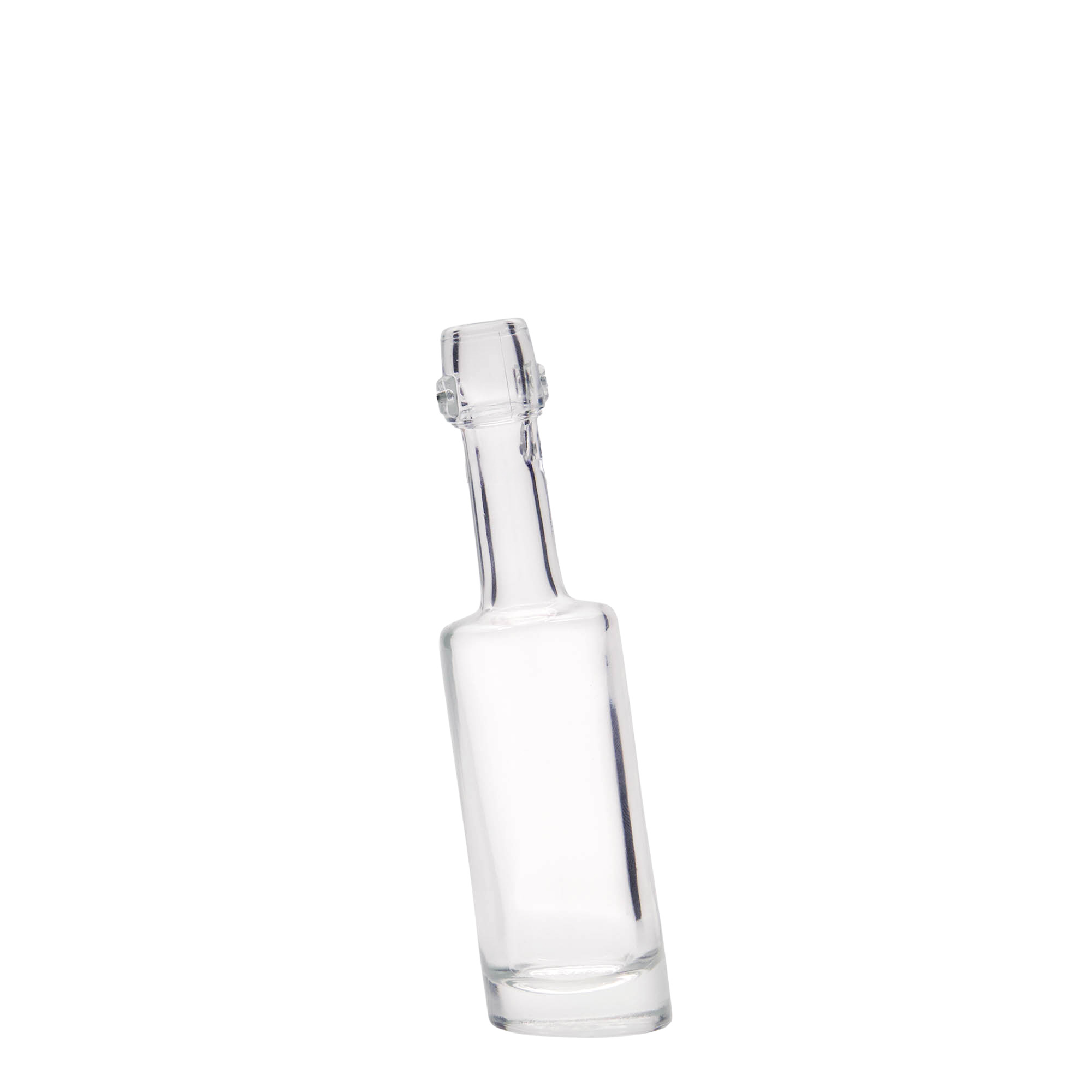 Bottiglia di vetro da 40 ml 'Bounty', bocca: chiusura a gancio Bottiglia di vetro da 40 ml 'Bounty', bocca: chiusura a gancio