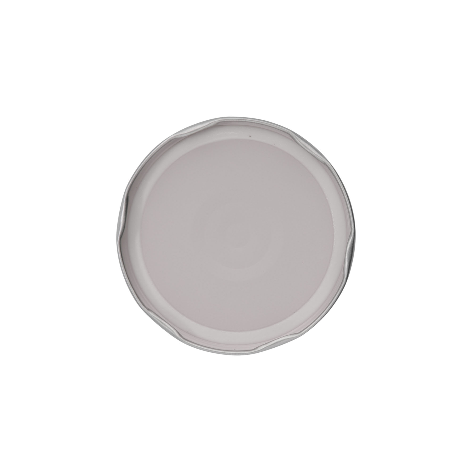 Tappi Twist-Off, lamina bianca, argento, per bocca: TO 82