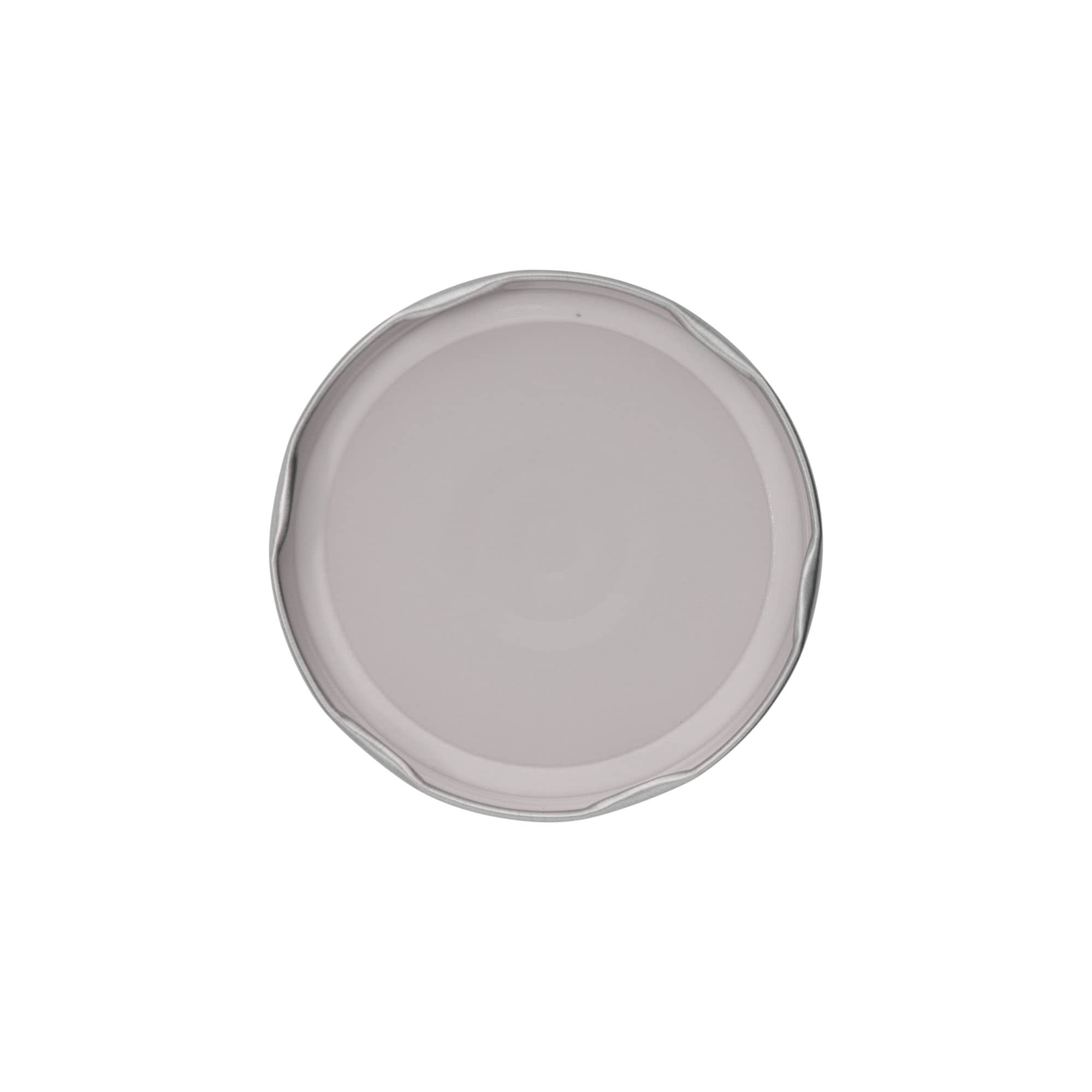 Tappi Twist-Off, lamina bianca, argento, per bocca: TO 82