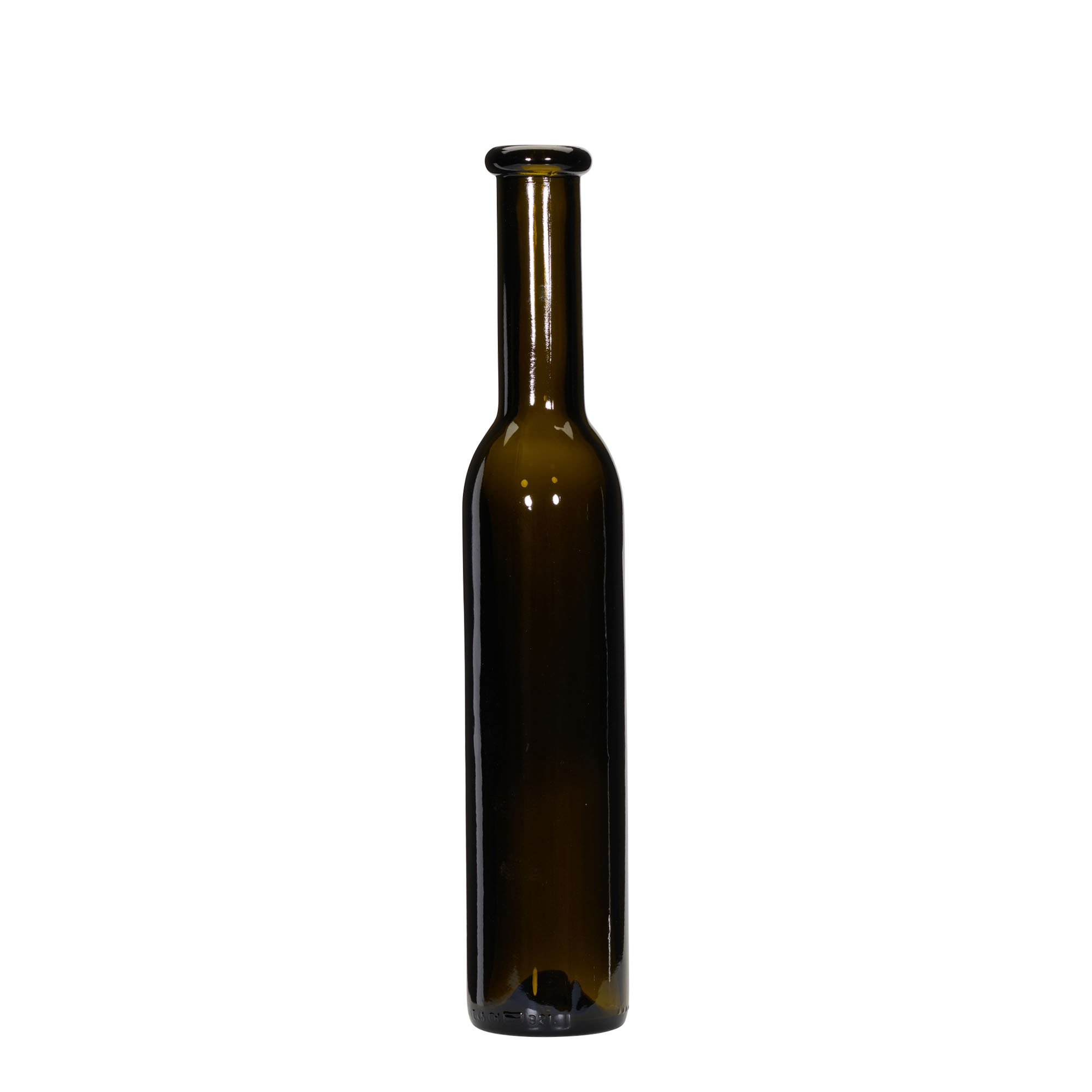 Bottiglia di vetro da 250 ml 'Rocky', verde antico, bocca: sughero Bottiglia di vetro da 250 ml 'Rocky', verde antico, bocca: sughero