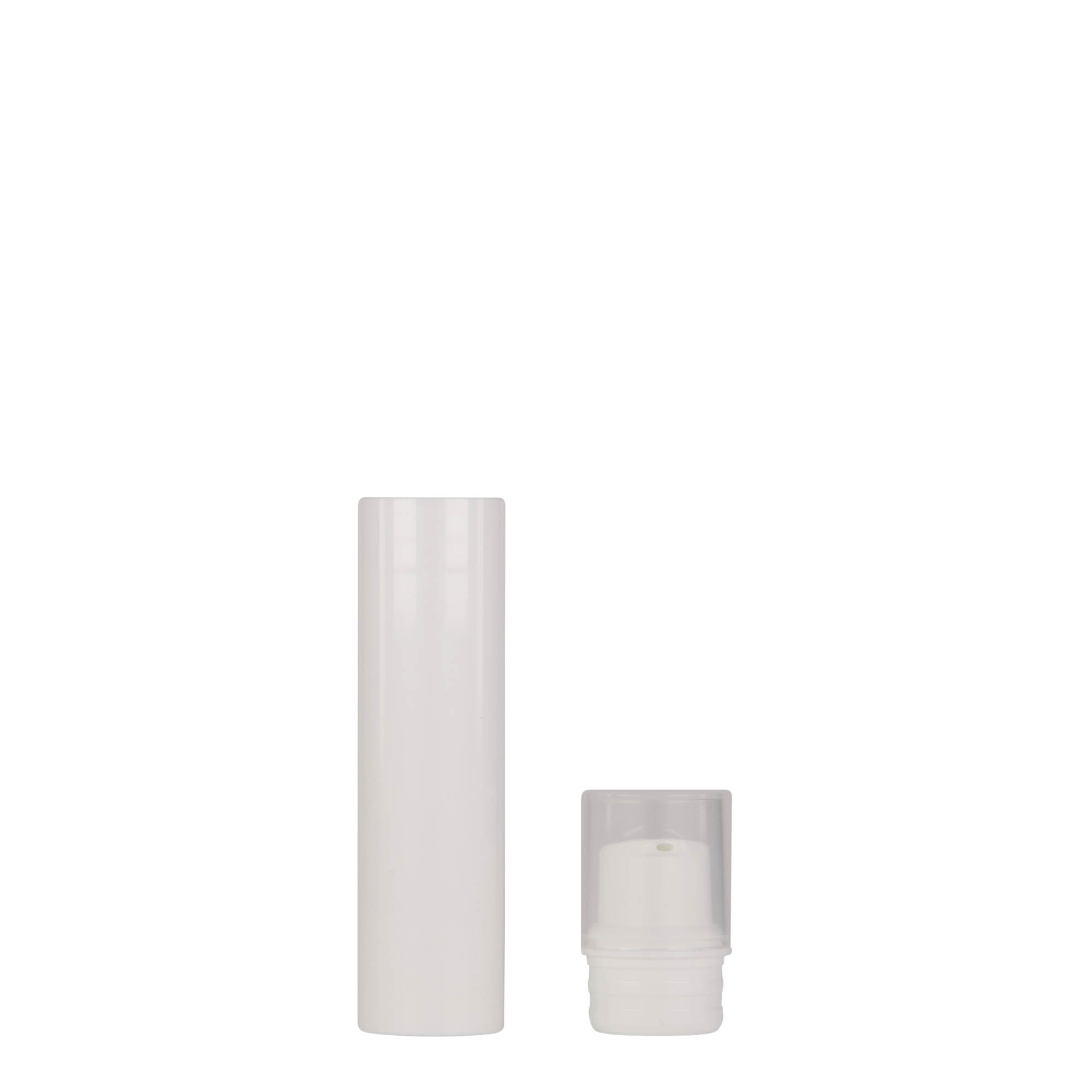Dispenser Airless da 15 ml 'Nano', plastica PP, bianco
