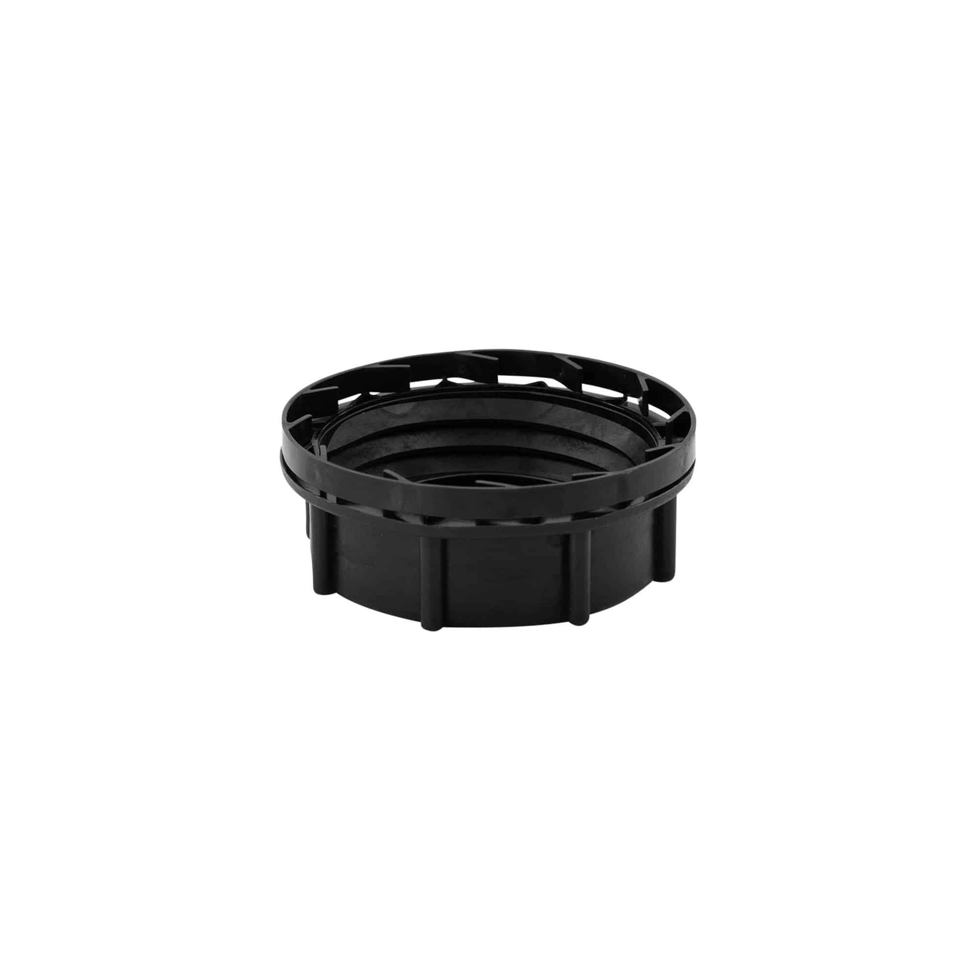 Tappo a vite, plastica PP, nero, per bocca: ND55