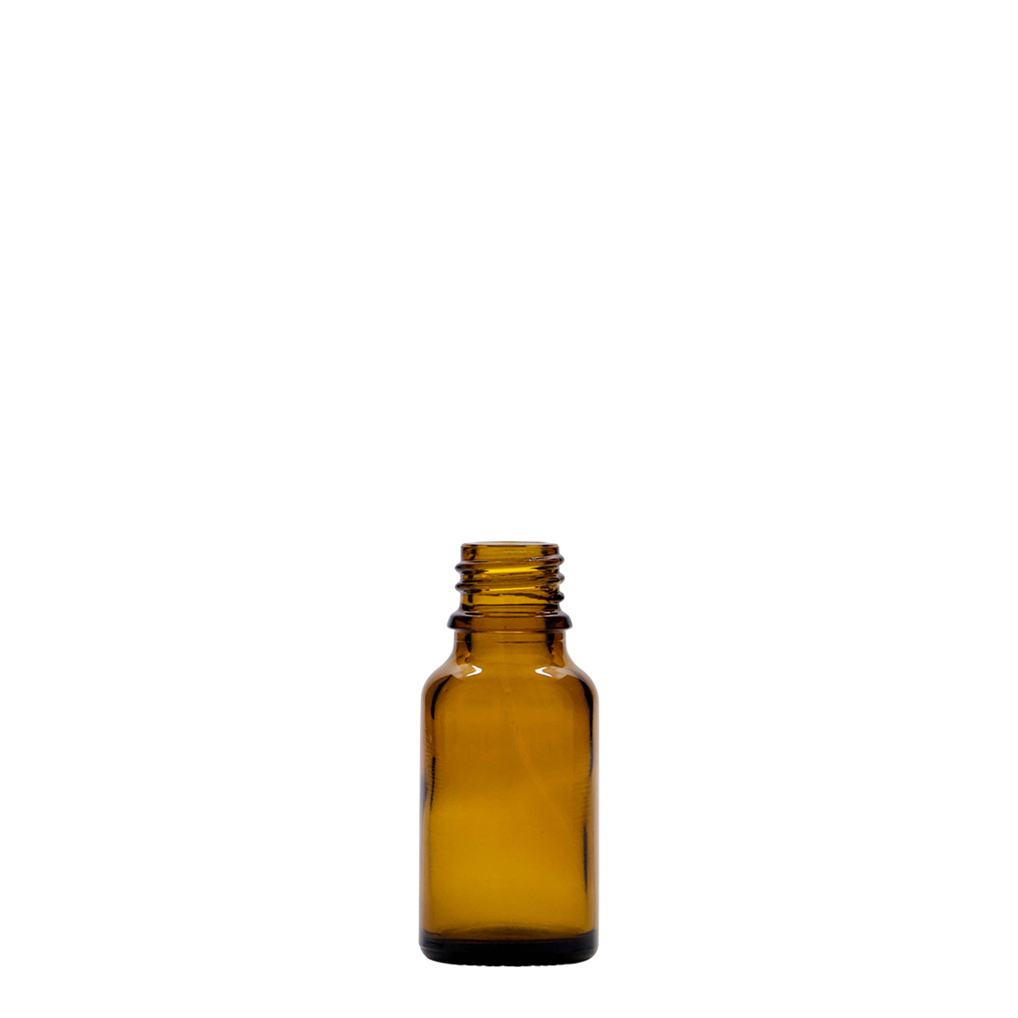 15 ml flacone medico, vetro, marrone, bocca: DIN 18