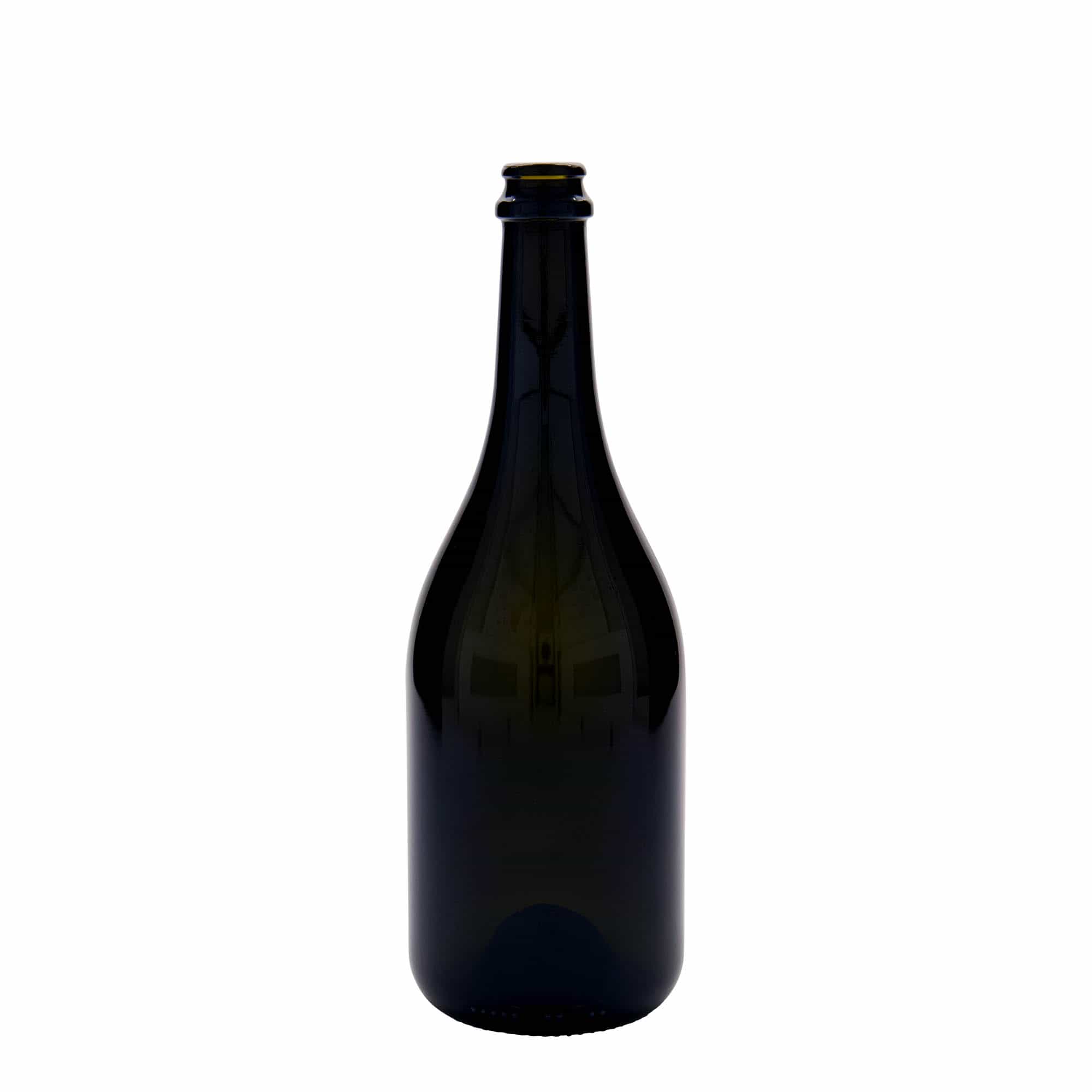 Bottiglia di birra 750 ml 'Horta', vetro, verde antico, bocca: tappo corona