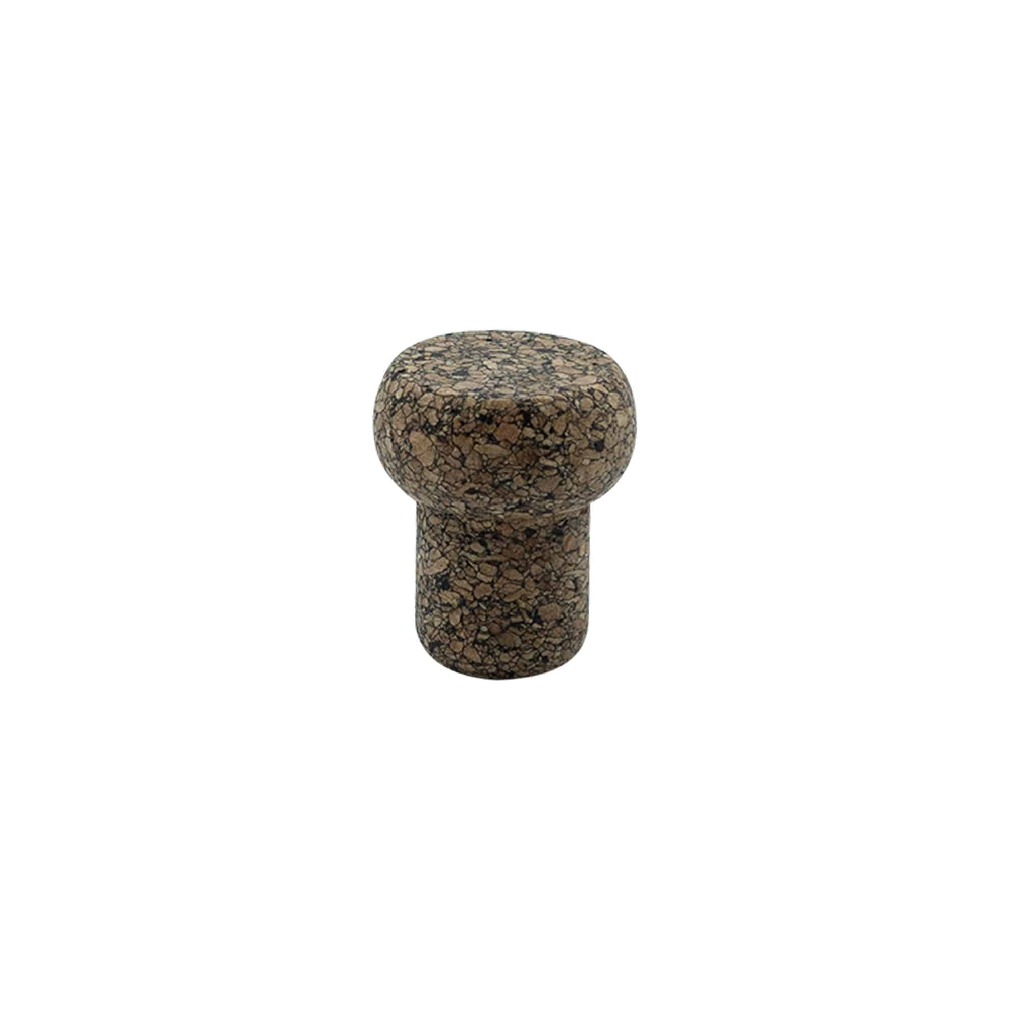 Tappo in sughero 'Barrel' 19,5 mm, Corkcoal, per bocca: sughero