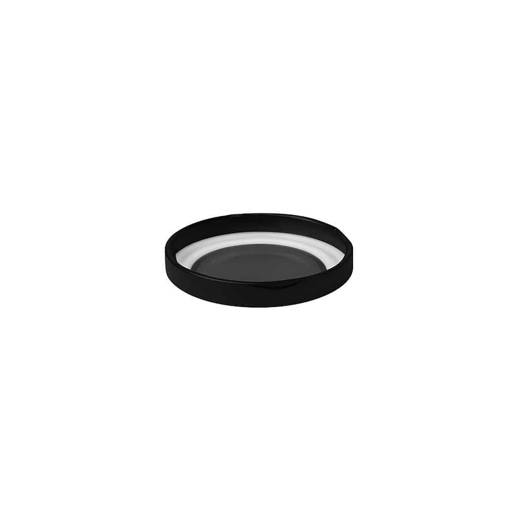 Tappo Twist-Off, banda stagnata, nero, per imboccatura: TO 48