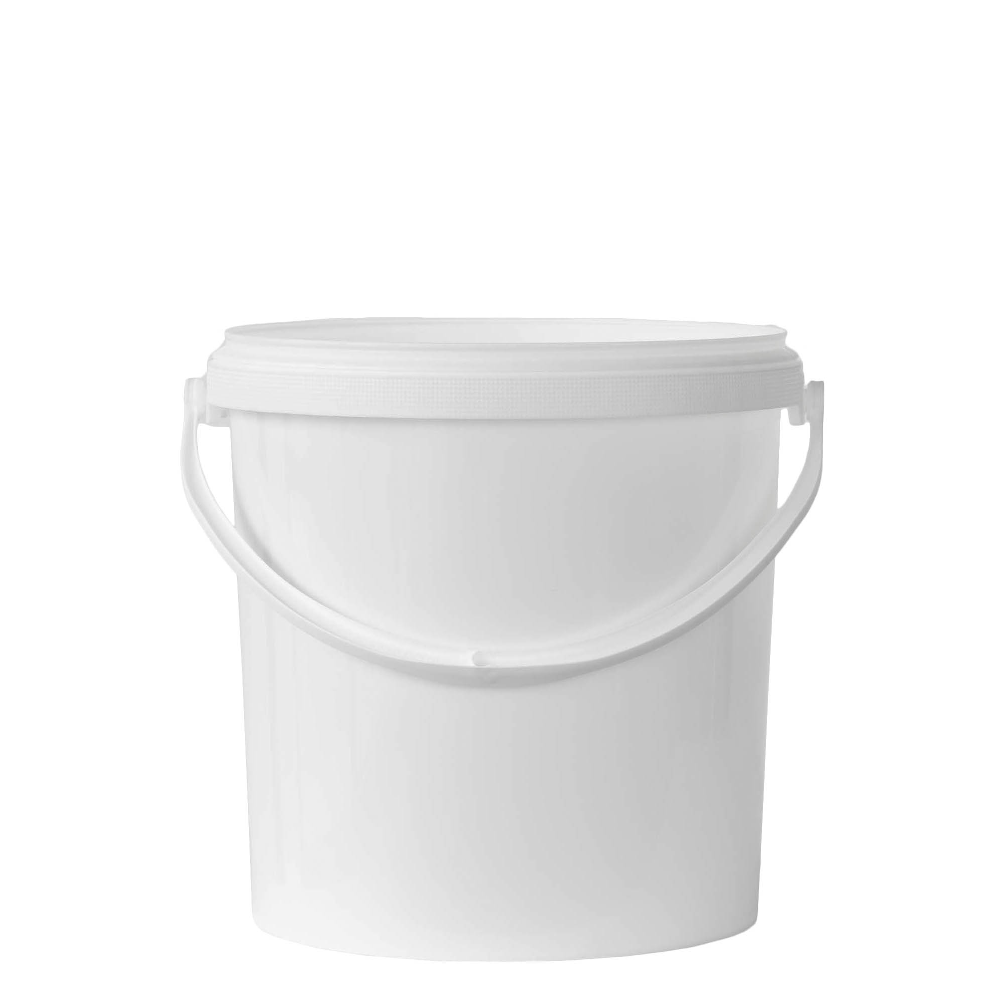 Secchio da 10 l, plastica PP, bianco Secchio da 10 l, plastica PP, bianco
