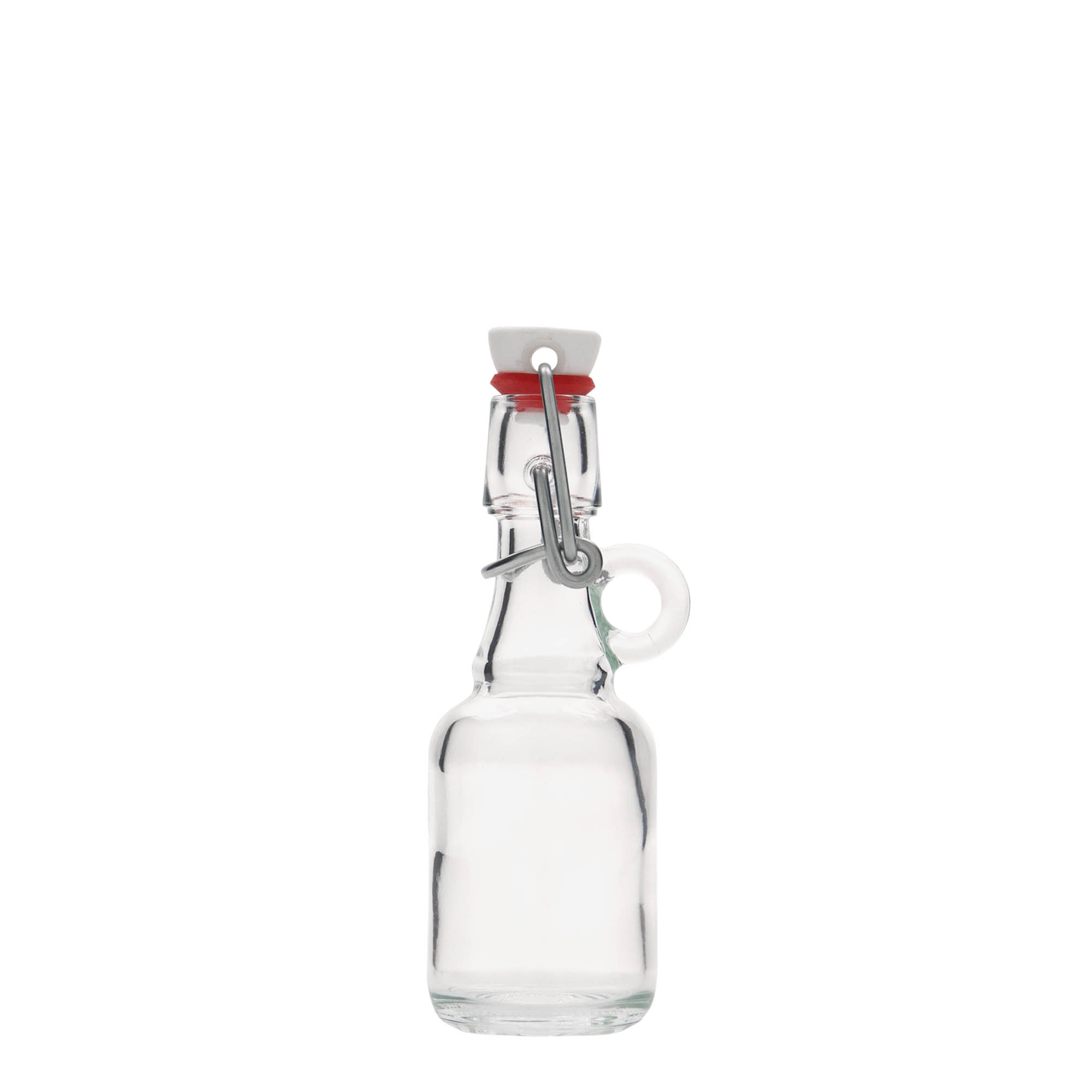 Bottiglia di vetro da 40 ml 'Santos', bocca: chiusura a leva Bottiglia di vetro da 40 ml 'Santos', bocca: chiusura a leva