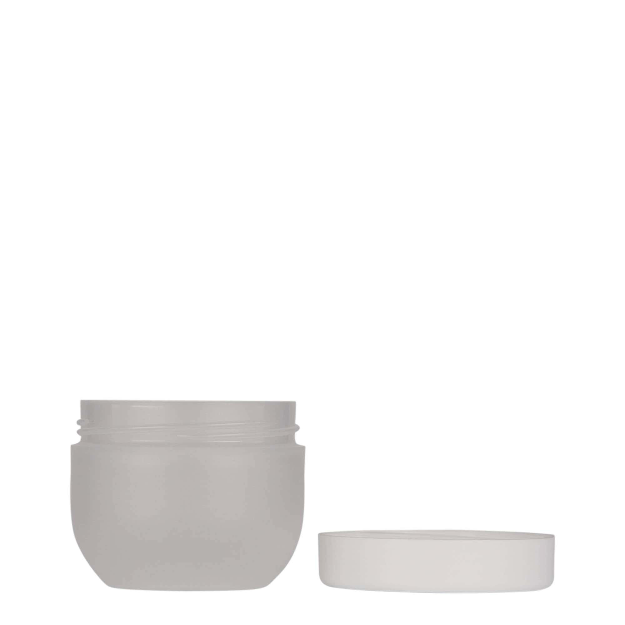 50 ml barattolo in plastica 'Magic', PP, naturale, bocca: chiusura a vite
