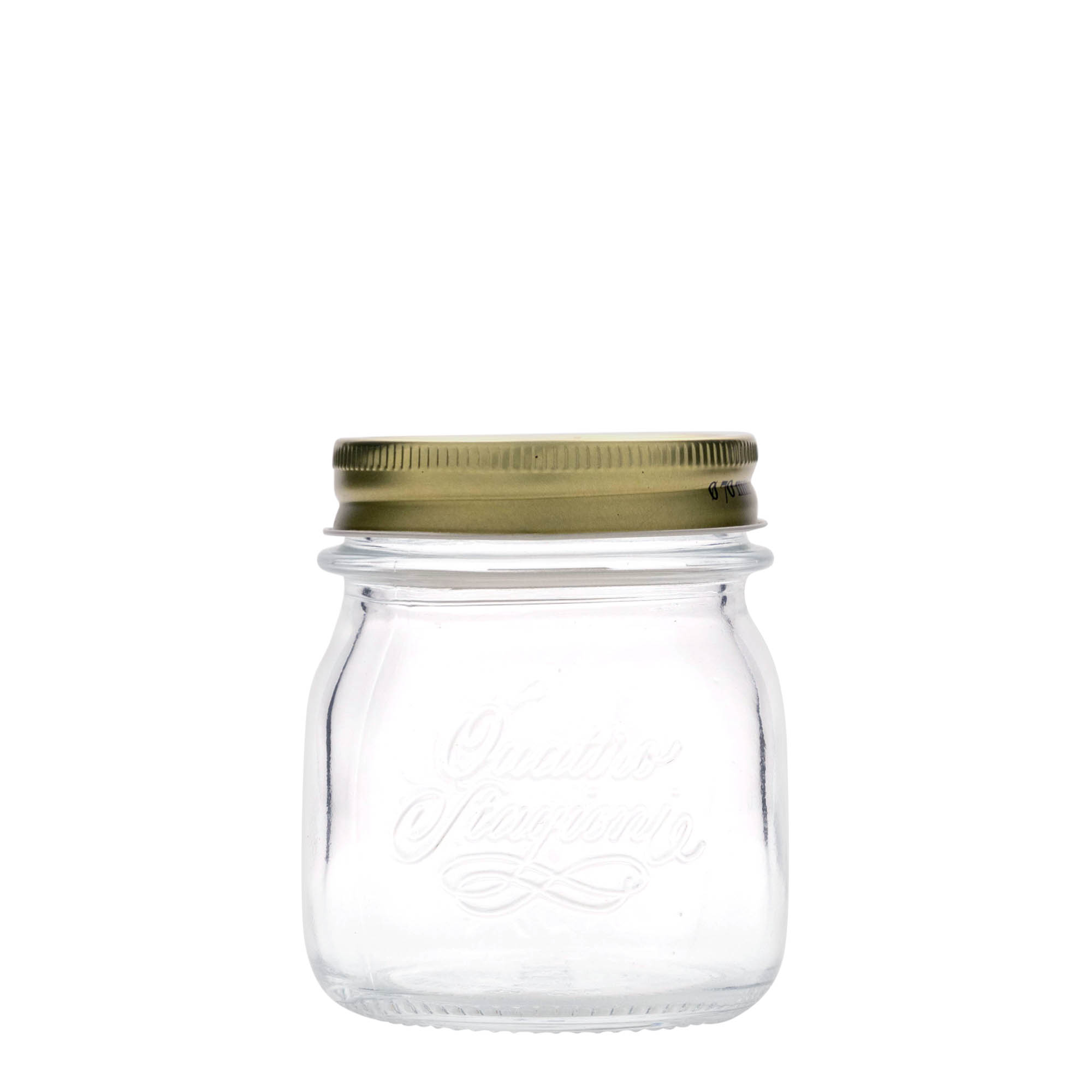 Vetro da 250 ml 'Quattro Stagioni', bocca: chiusura a vite Vetro da 250 ml 'Quattro Stagioni', bocca: chiusura a vite